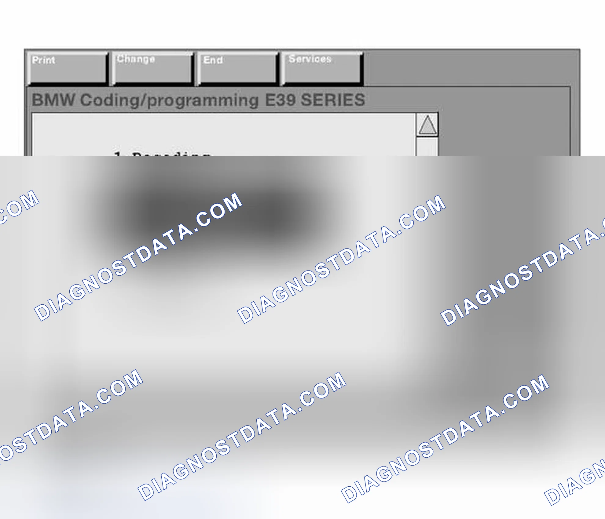 Scheme 74: Display of ZCS for Printout