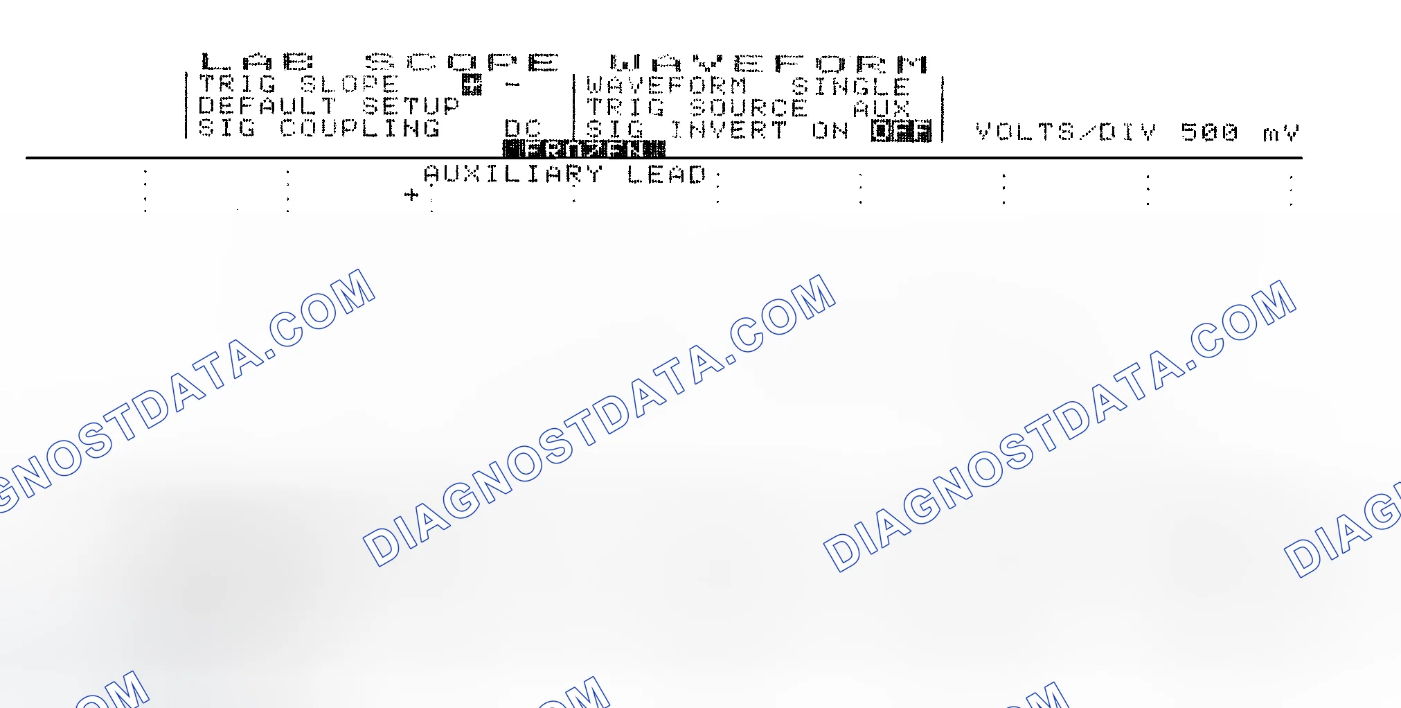 Scheme 14: Single Injector w/Excessive Current Flow - Current Pattern