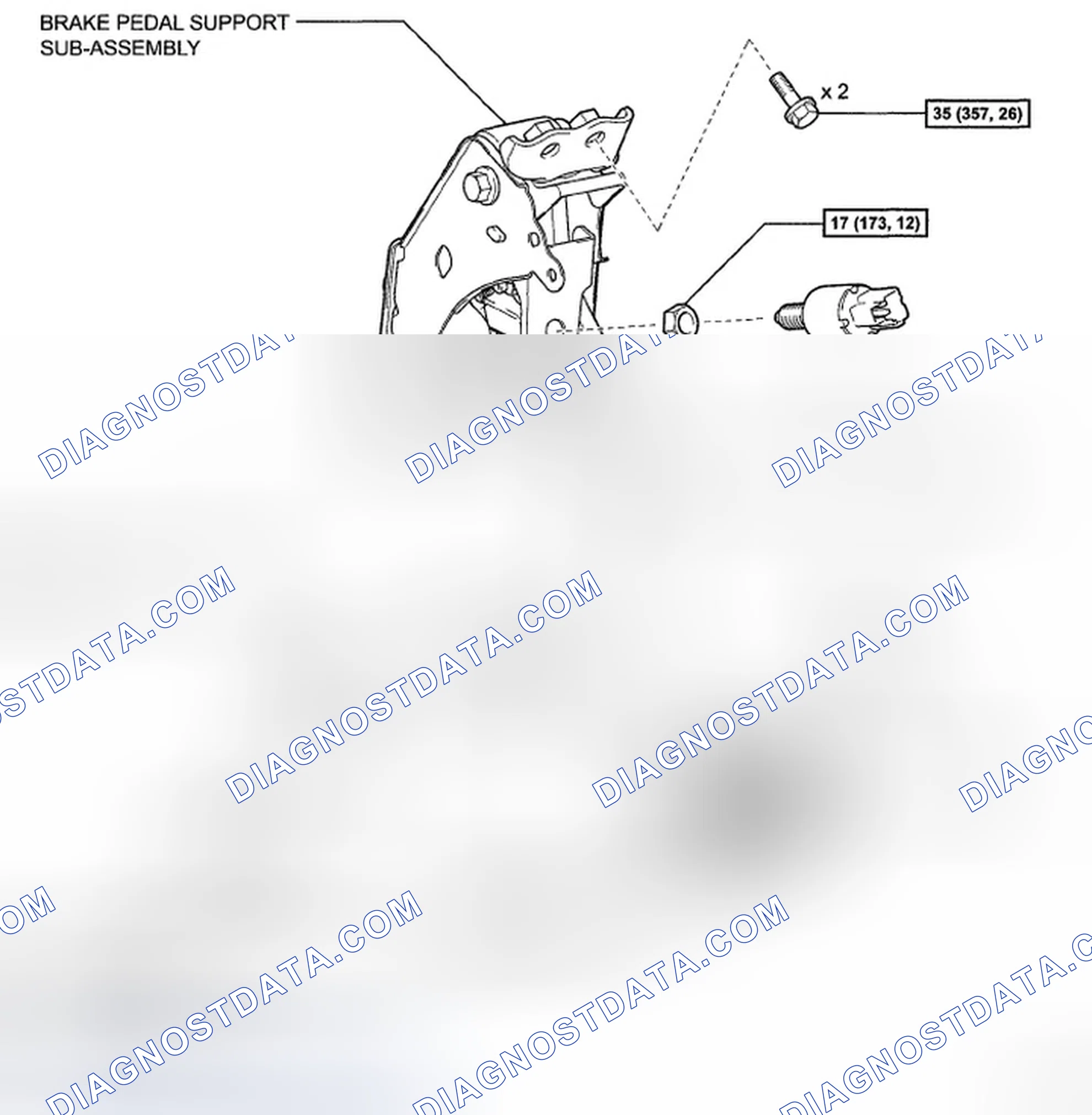 Scheme 99: Identifying Steering Column Assembly Replacement Components With Torque Specifications (3 Of 7)