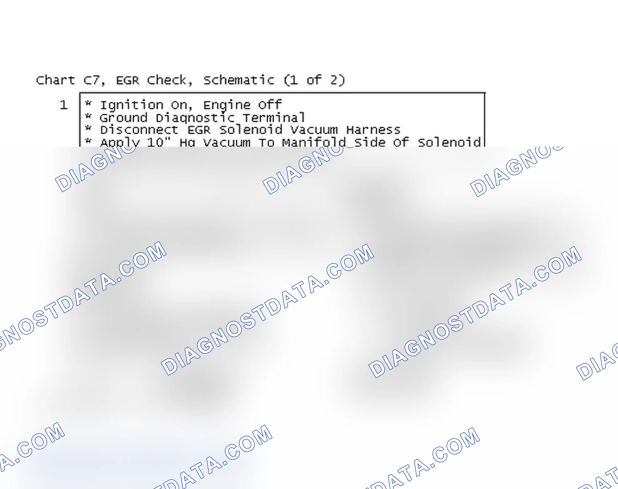 Scheme 239: Chart C7, EGR Check (1 of 2)