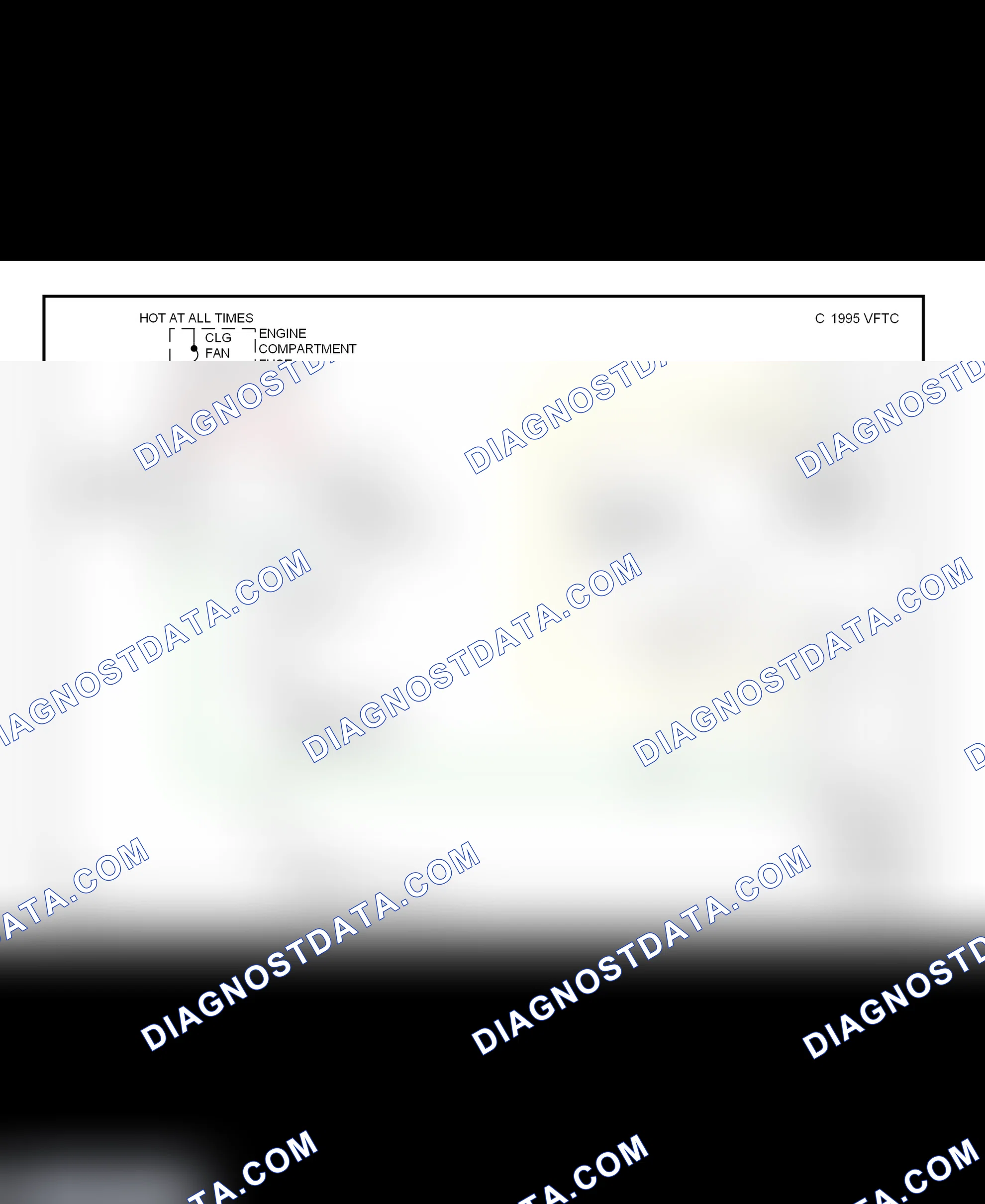 Scheme 5: Cooling Fan System Wiring Diagram (1998 Achieva, Grand Am & Skylark)
