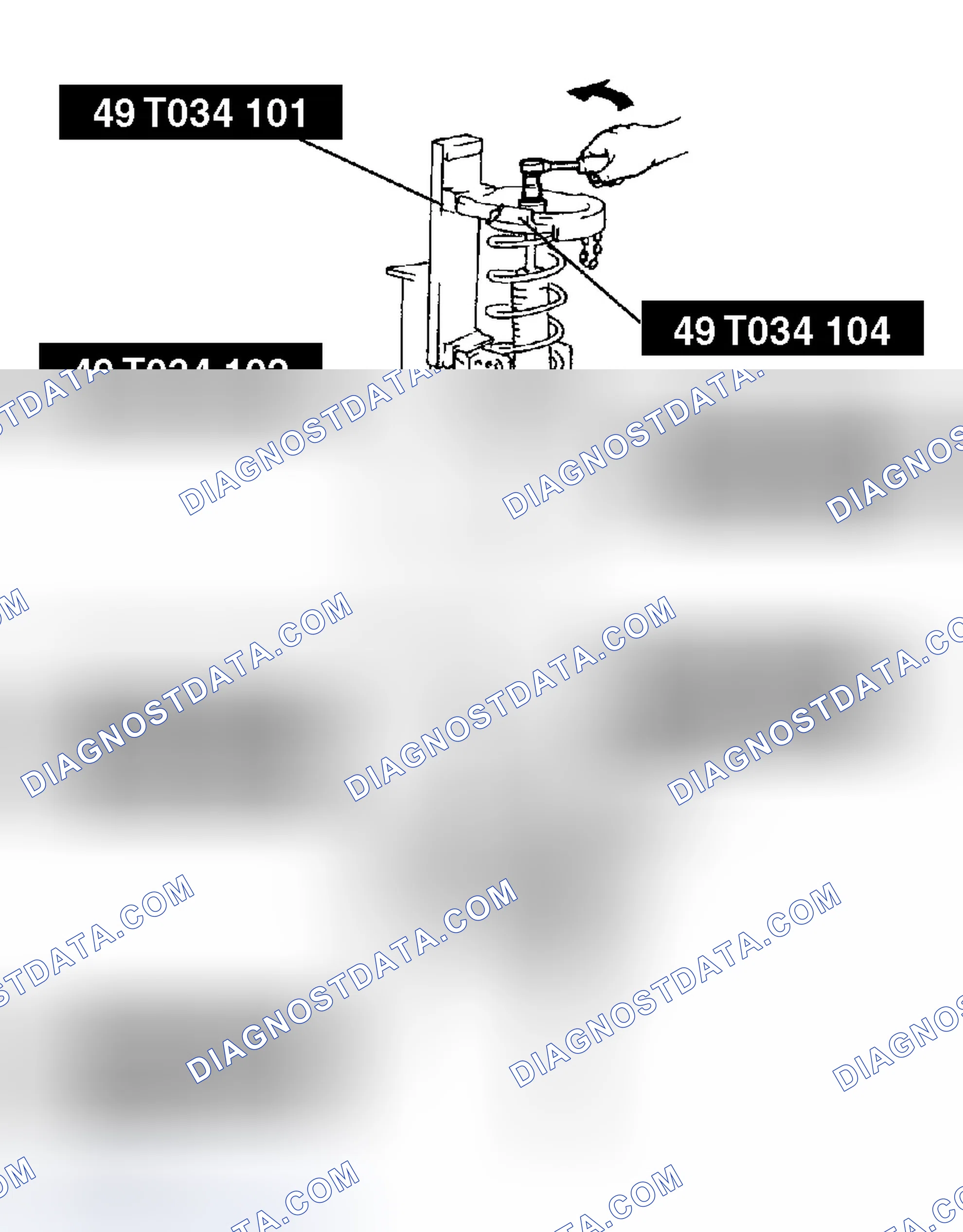 Scheme 10: PISTON ROD NUT REMOVAL NOTE