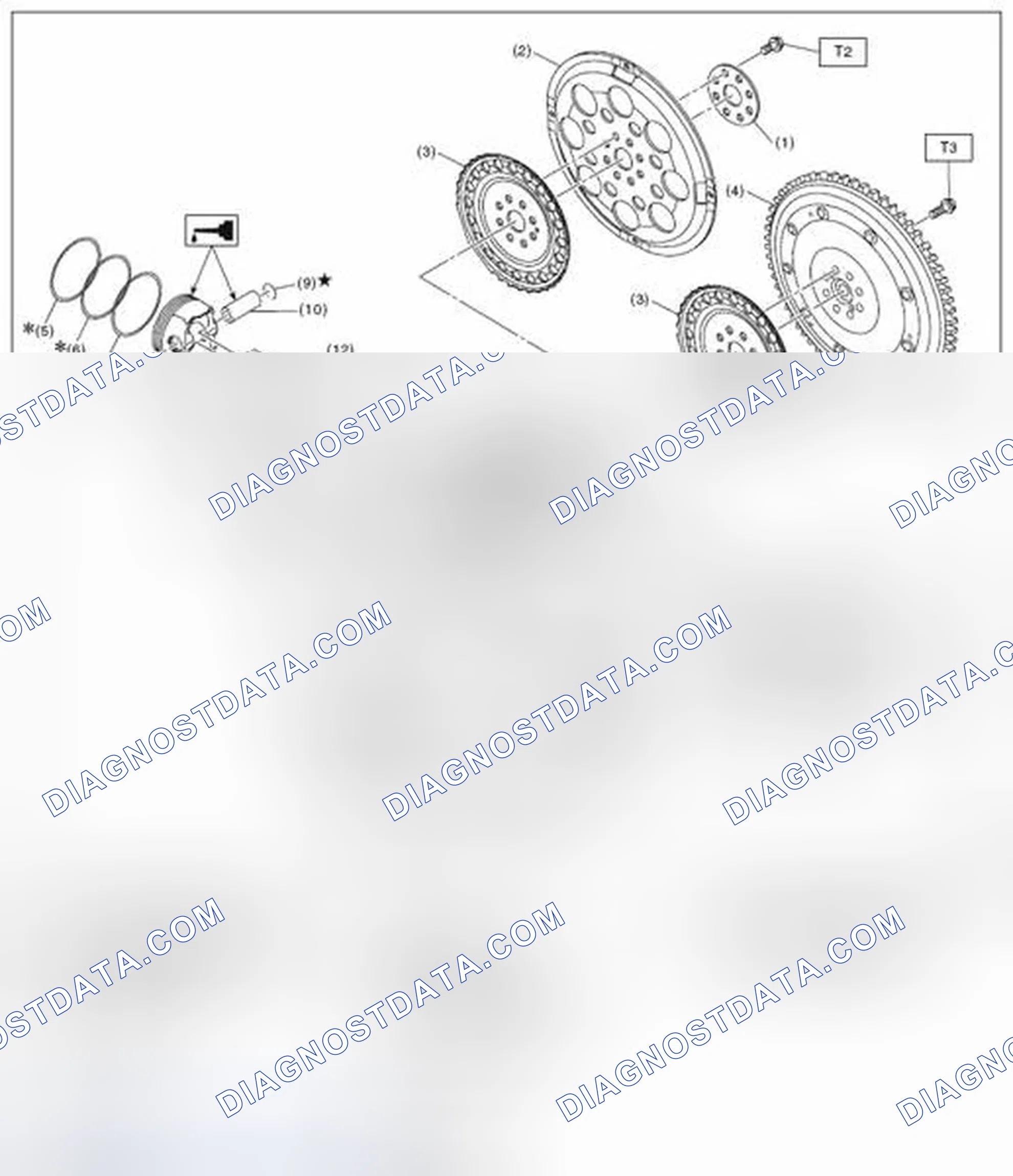 Scheme 206: CRANKSHAFT AND PISTON