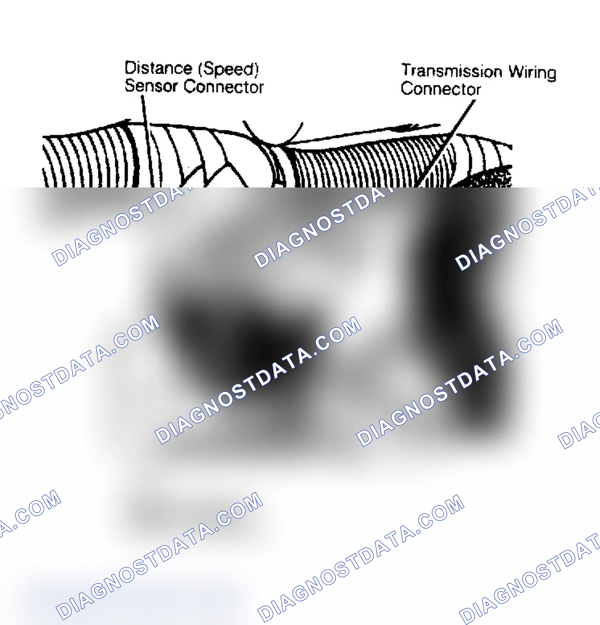 Scheme 304: DR13 (3 of 4) - Location Of Oxygen Sensor Harness Connector