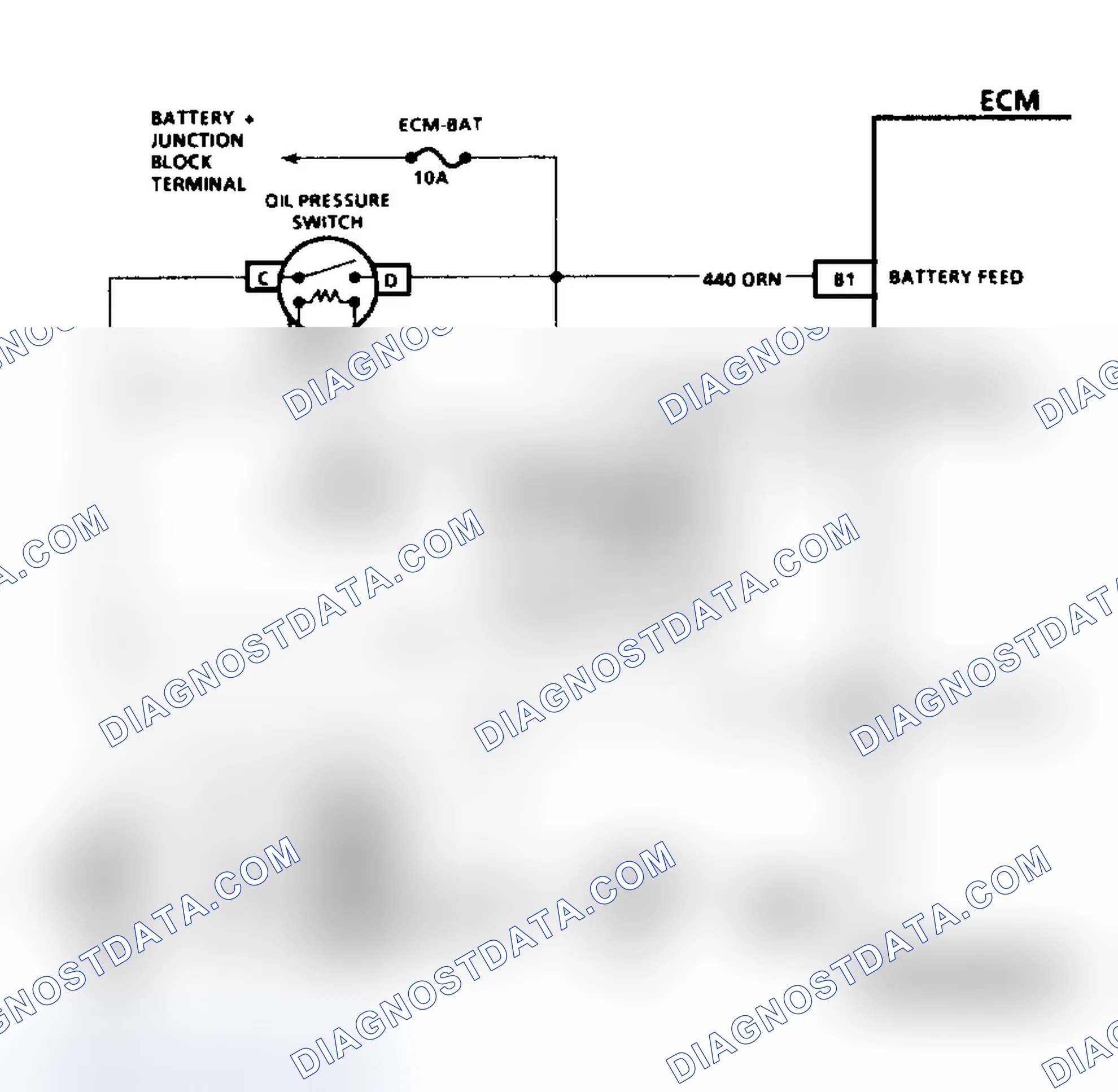 Scheme 89: Code 54 Schematic ("P" Series M/T) Fuel Pump Circuit