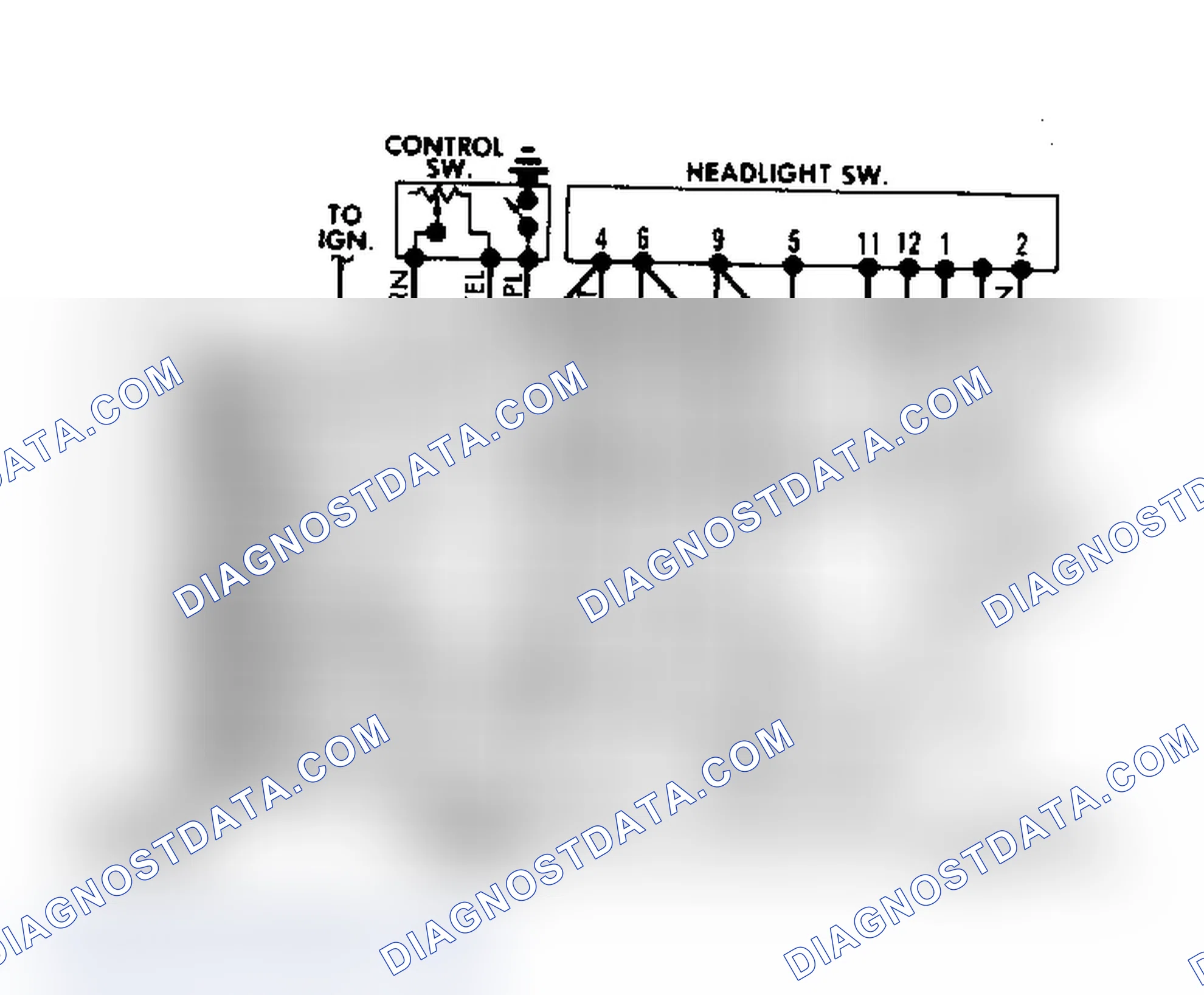 Scheme 1: Buick and Oldsmobile Twilight Sentinel Wiring Diagram