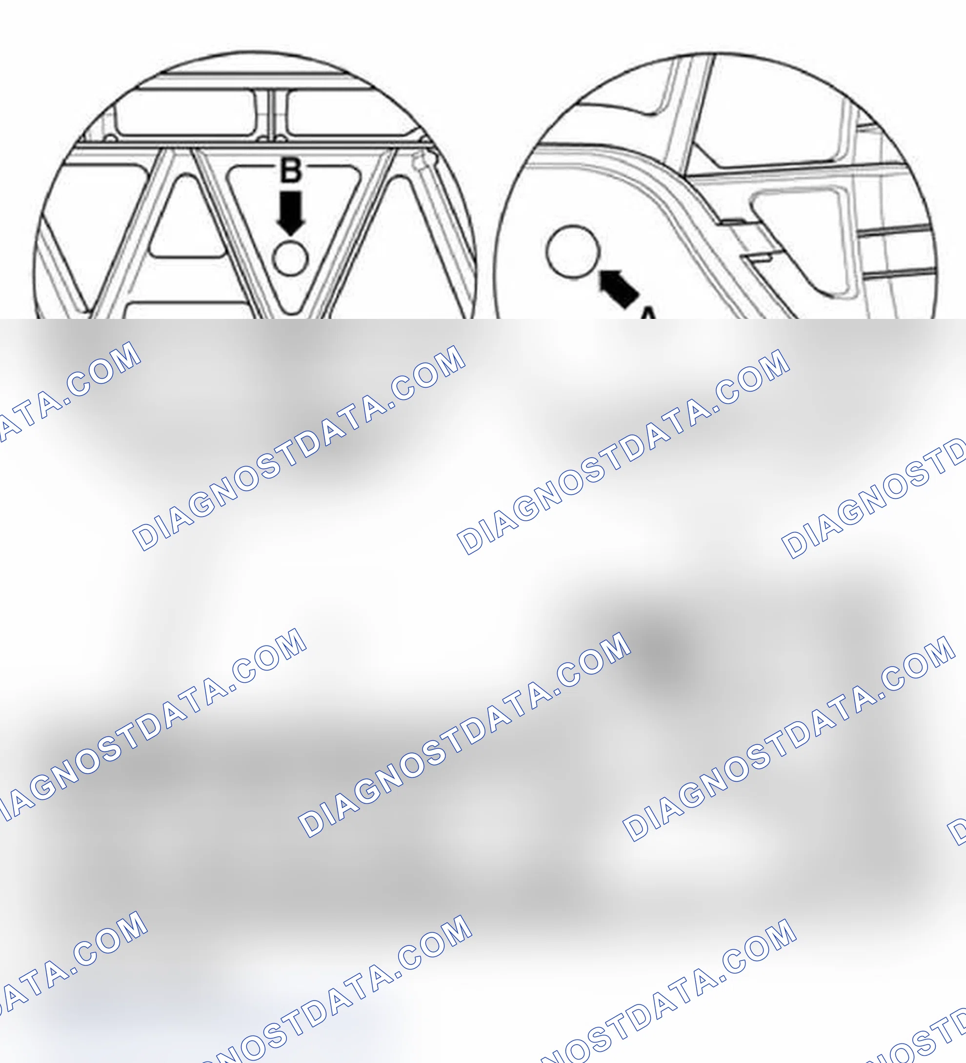 Scheme 8: Centering holes for side impact moldings