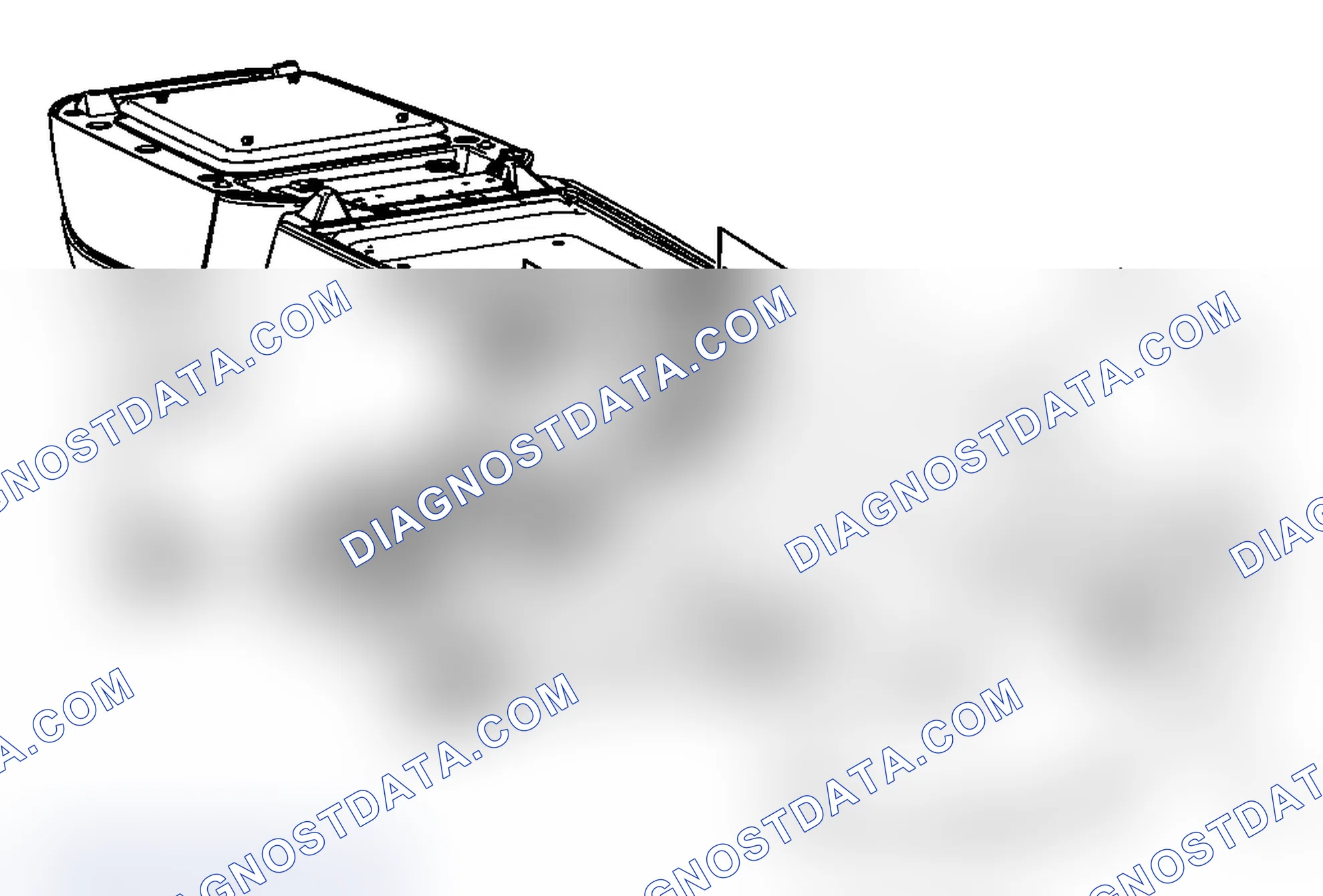 Scheme 177: Rear Floor Console Rear Trim Lower Panel Replacement