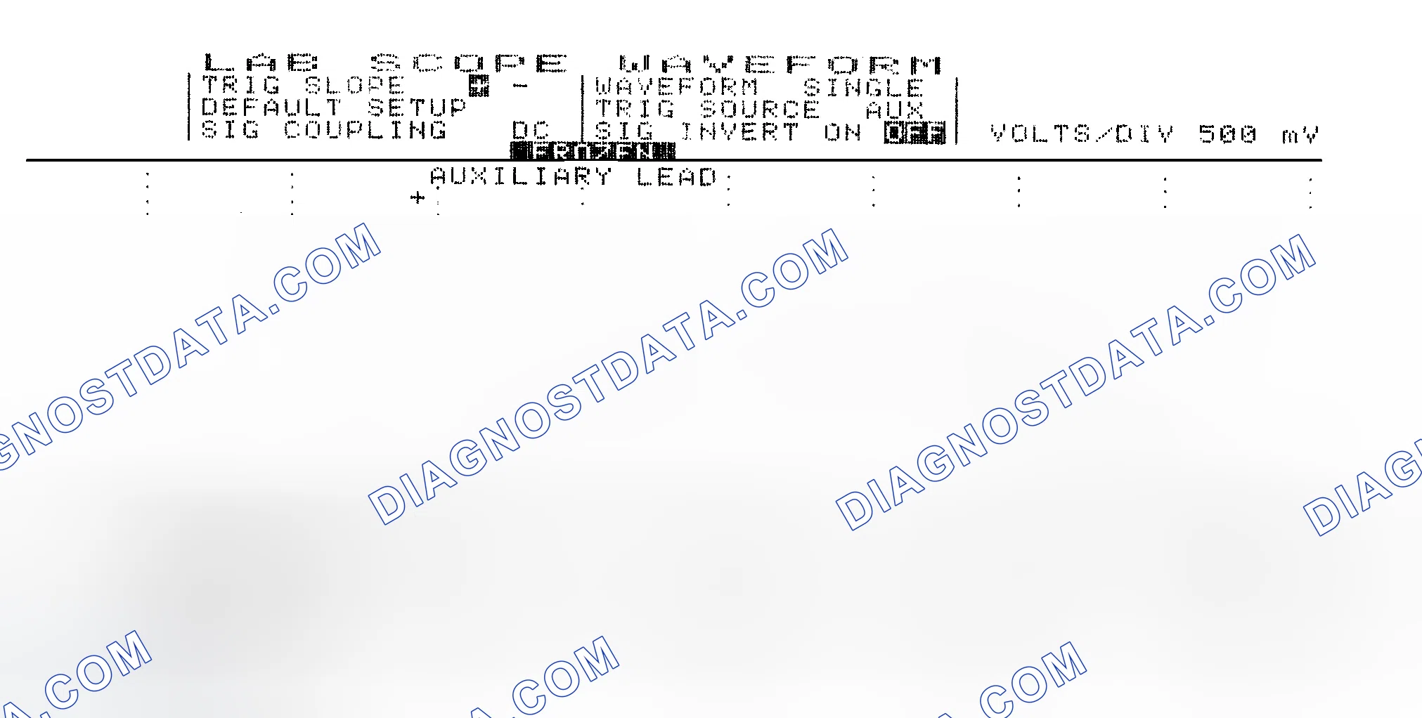 Scheme 14: Single Injector w/Excessive Current Flow - Current Pattern