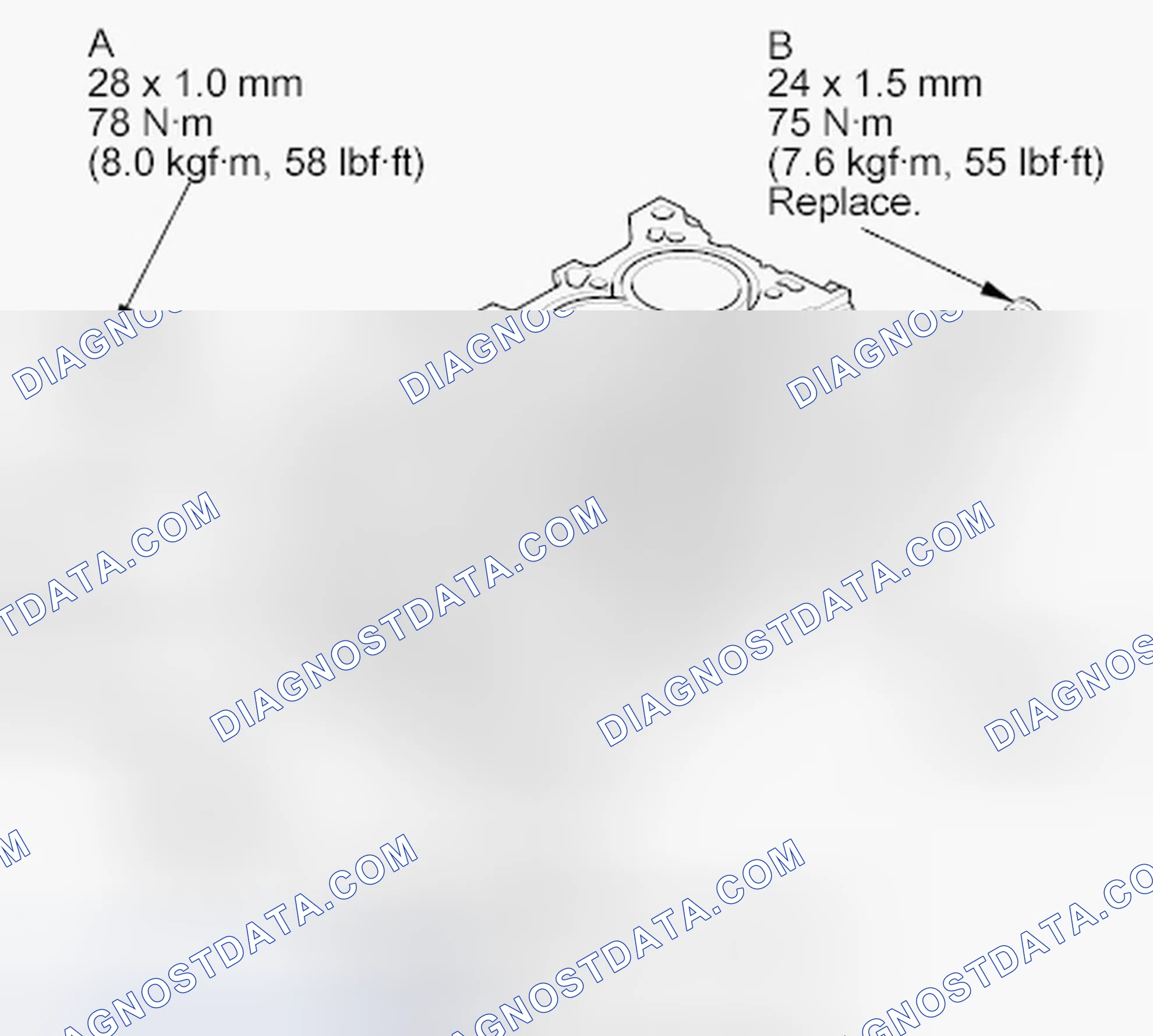 Scheme 252: Drain Bolt/Sealing Bolt Installation