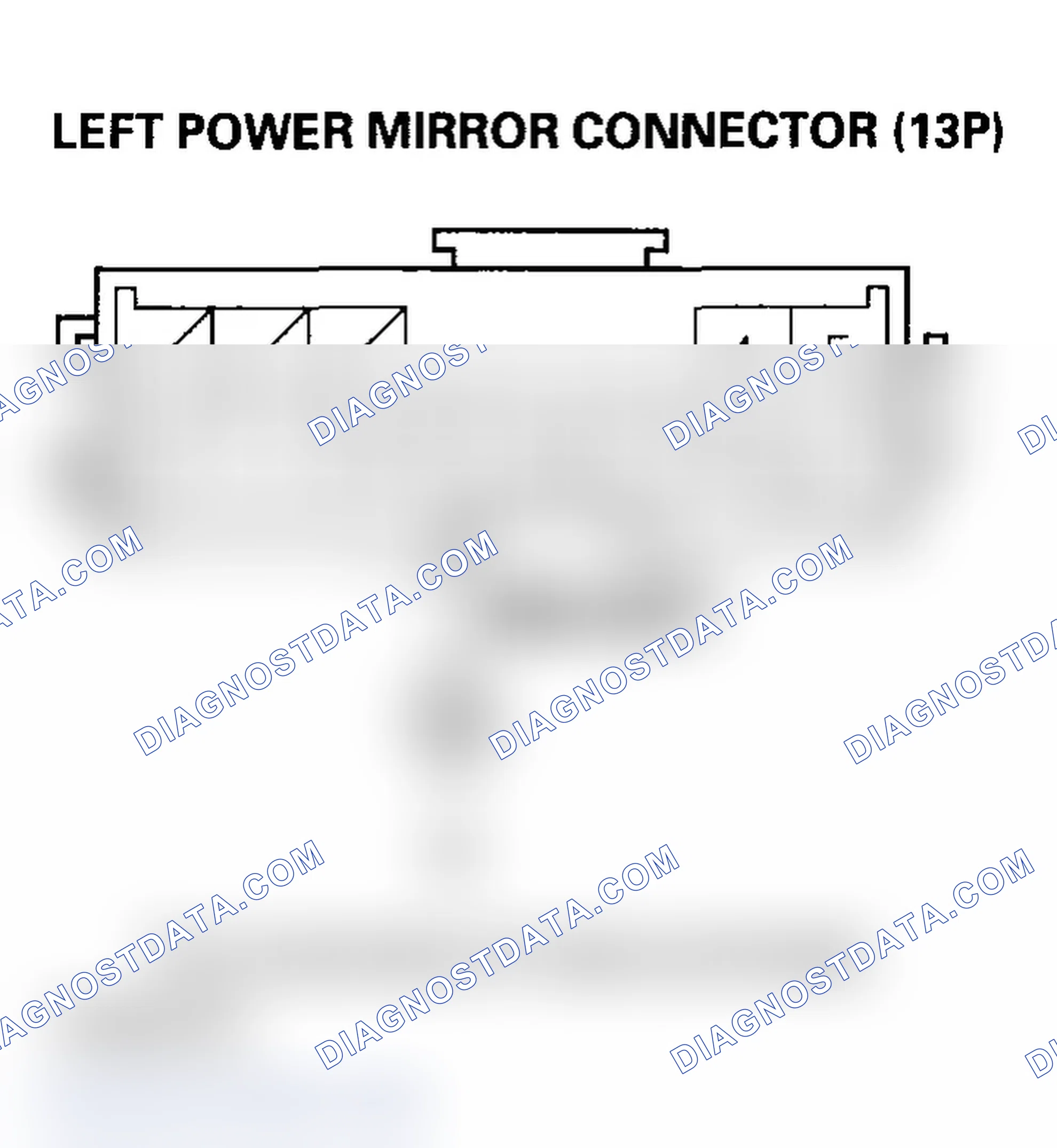 Scheme 70: DTC B1832: Left Mirror Horizontal Sensor Malfunction