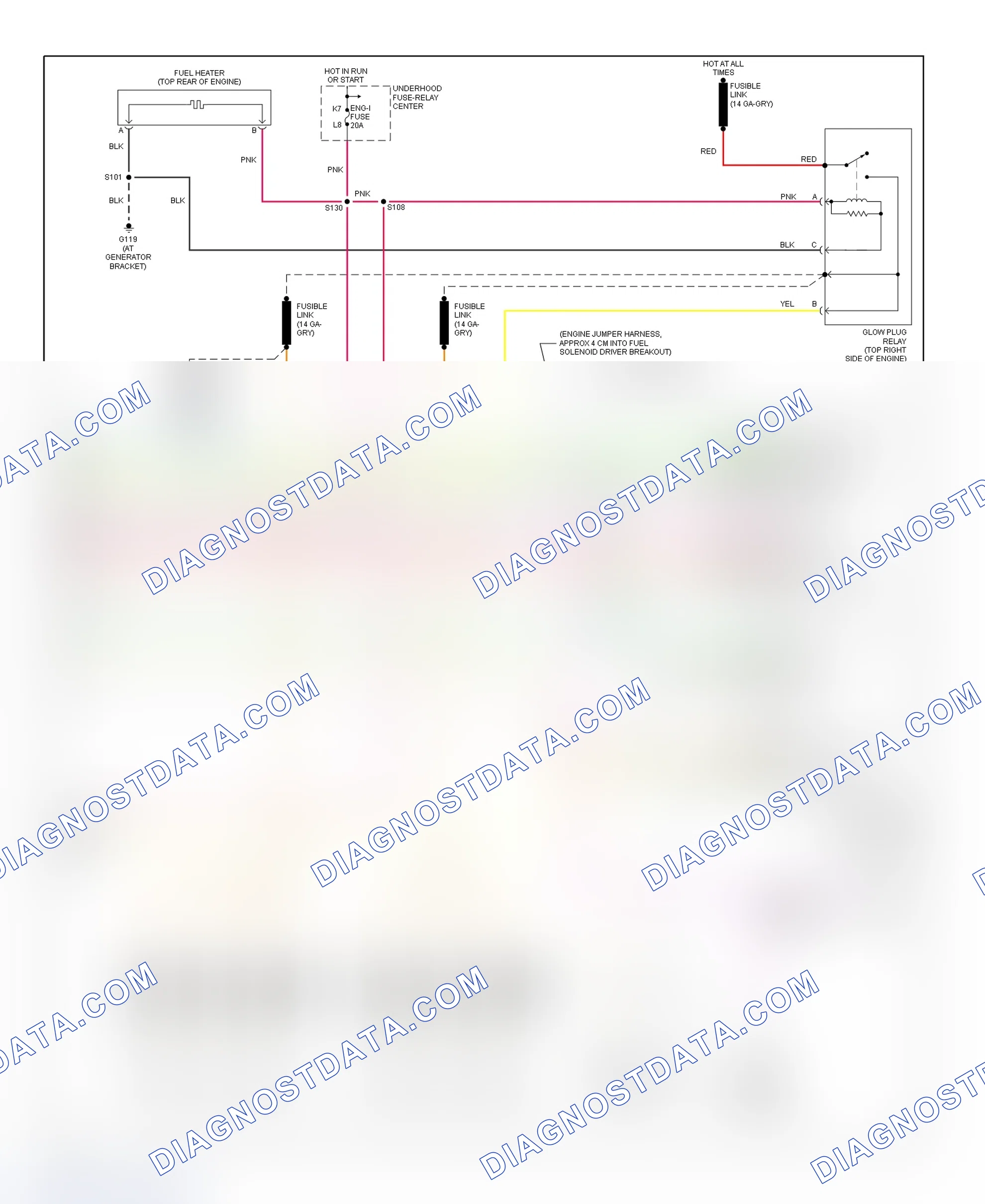 Scheme 12: PCM Wiring Diagram (6.5L - 4 Of 4)