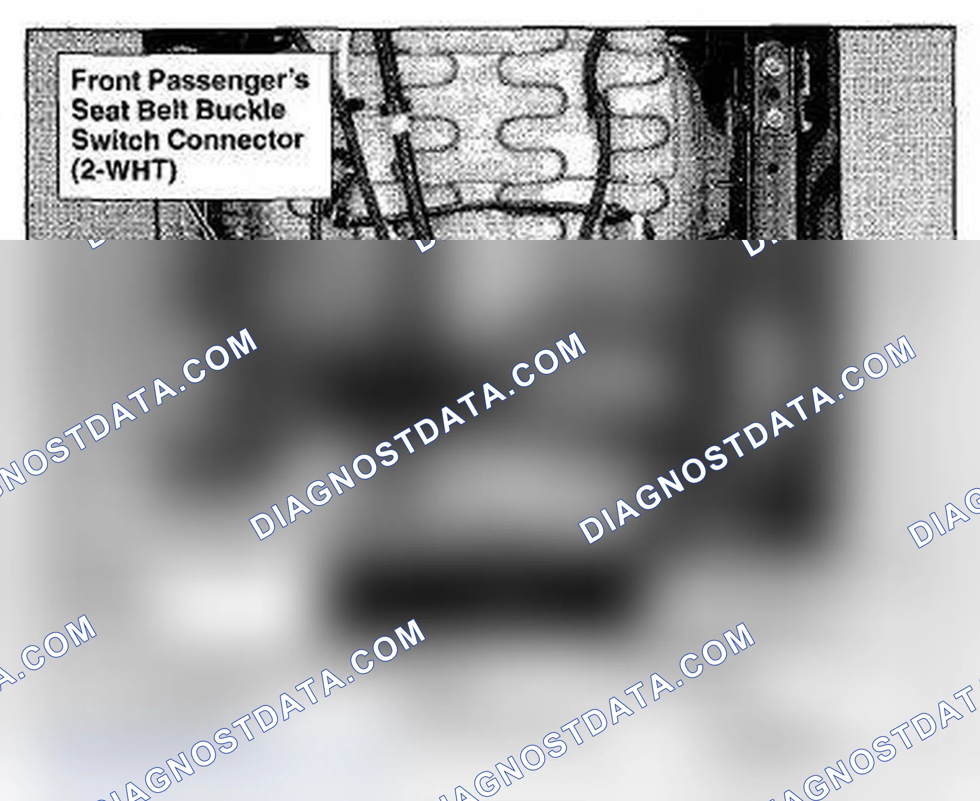 Scheme 483: Under Front Passenger'S Seat Component Location (Photo 96)