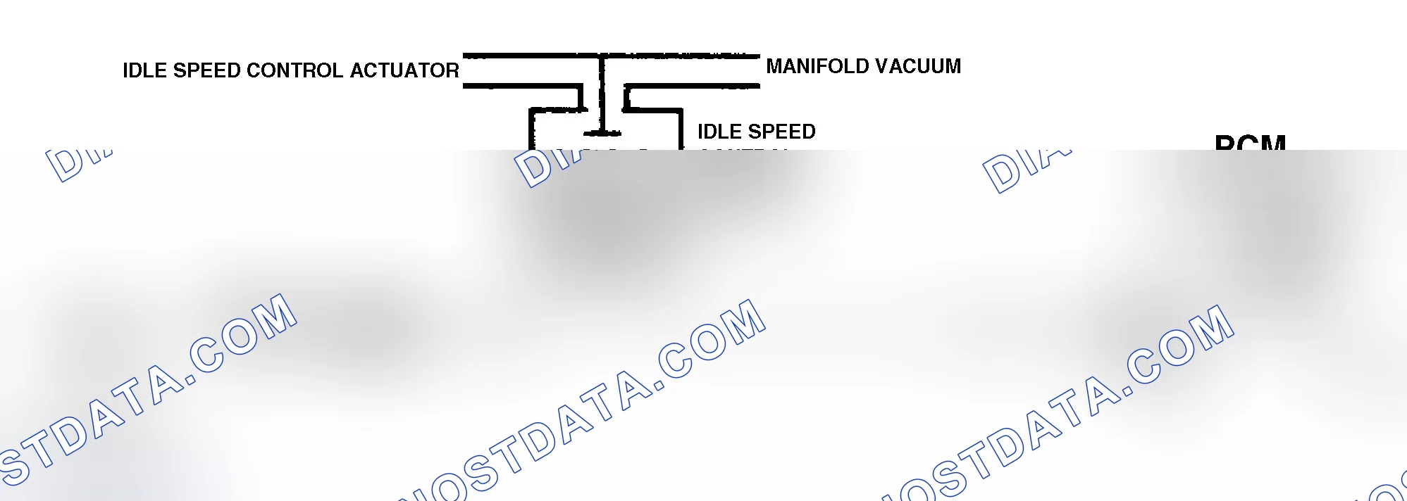 Scheme 271: Code 36 Schematic ("C" & "K" Series) Idle Speed Actuator Fault