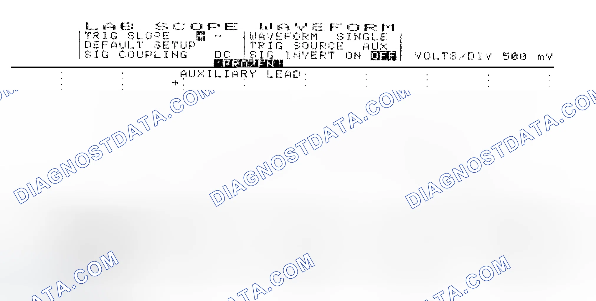 Scheme 14: Single Injector w/Excessive Current Flow - Current Pattern
