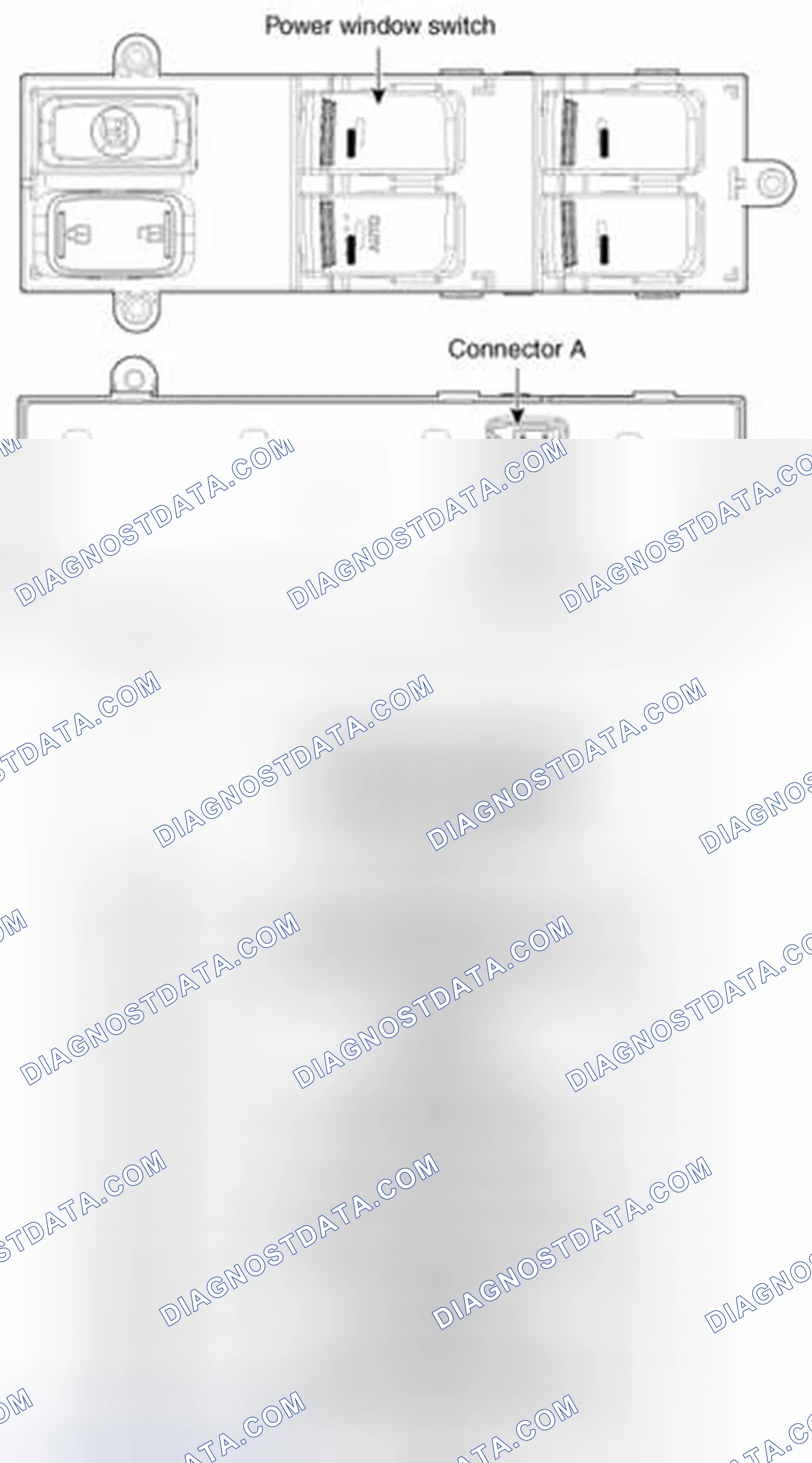 Scheme 52: Driver Power Window Switch (1)