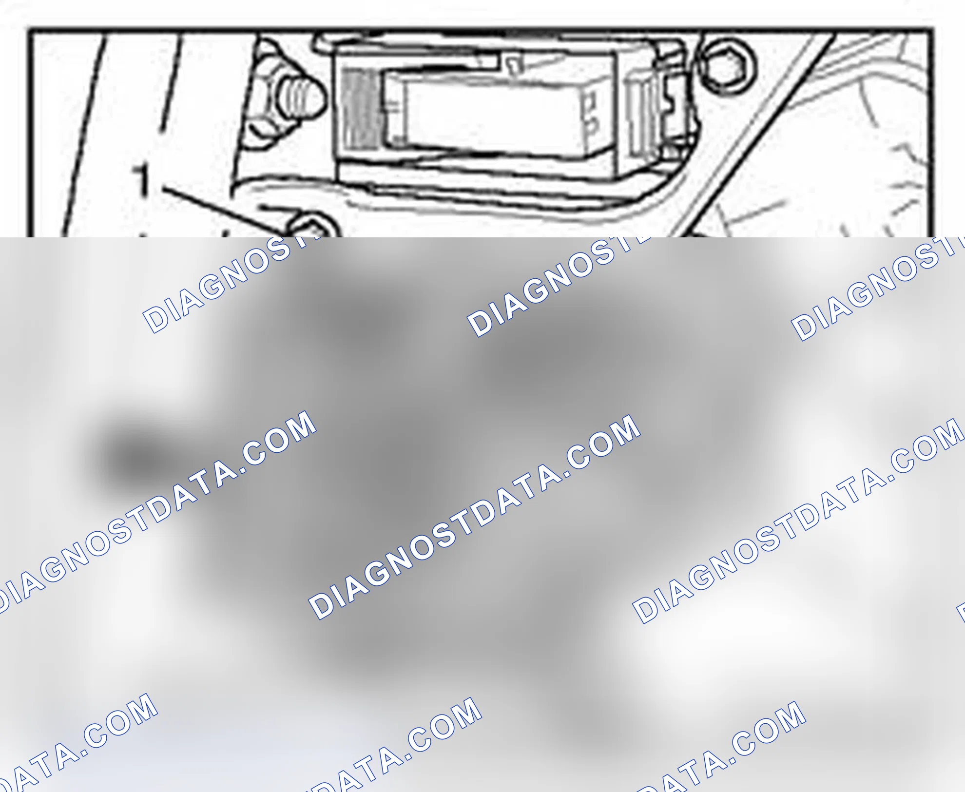 Scheme 348: Fuse holder in left instrument panel, removing and installing