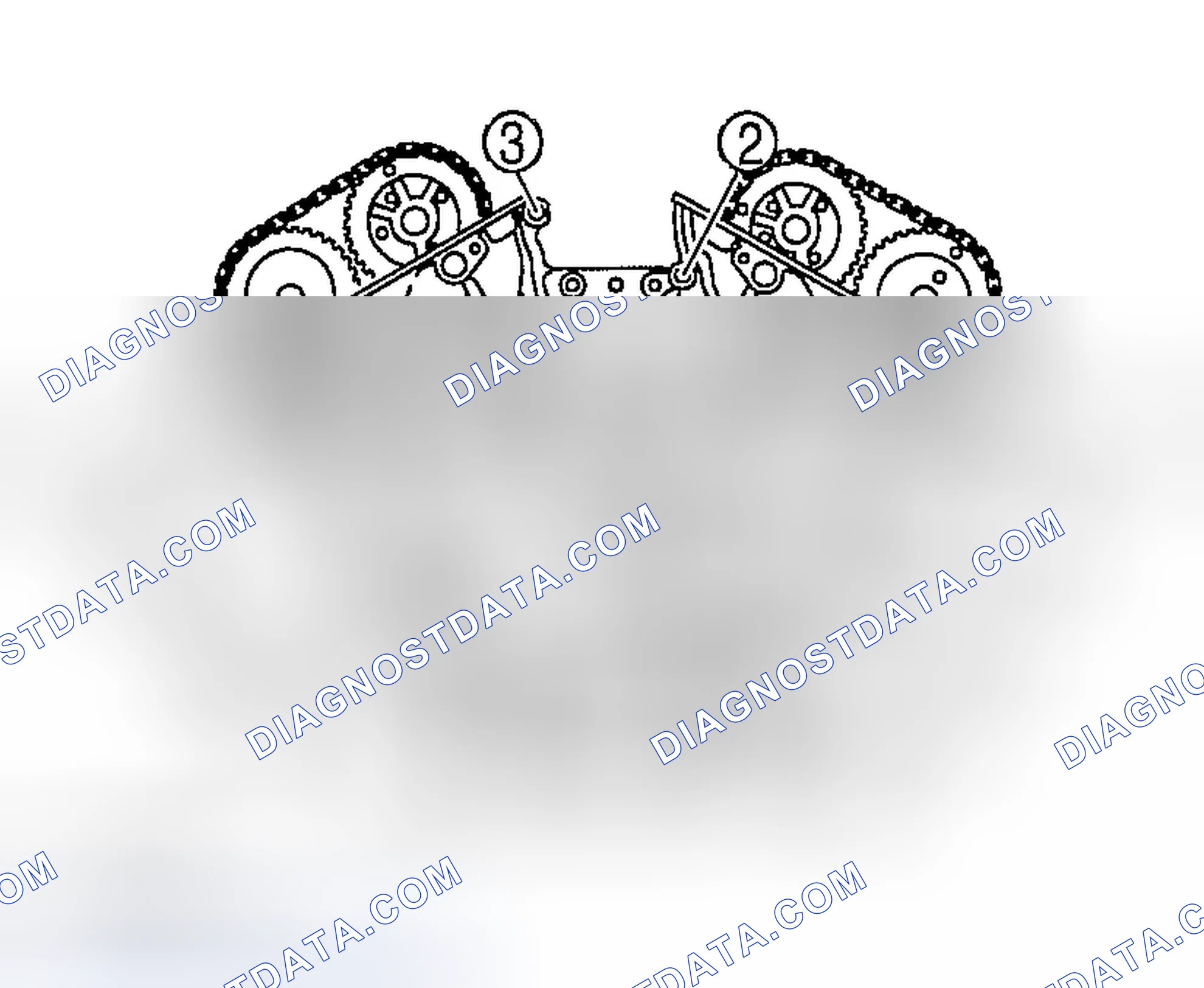 Scheme 127: ENGINE FRONT COVER DISASSEMBLY NOTE