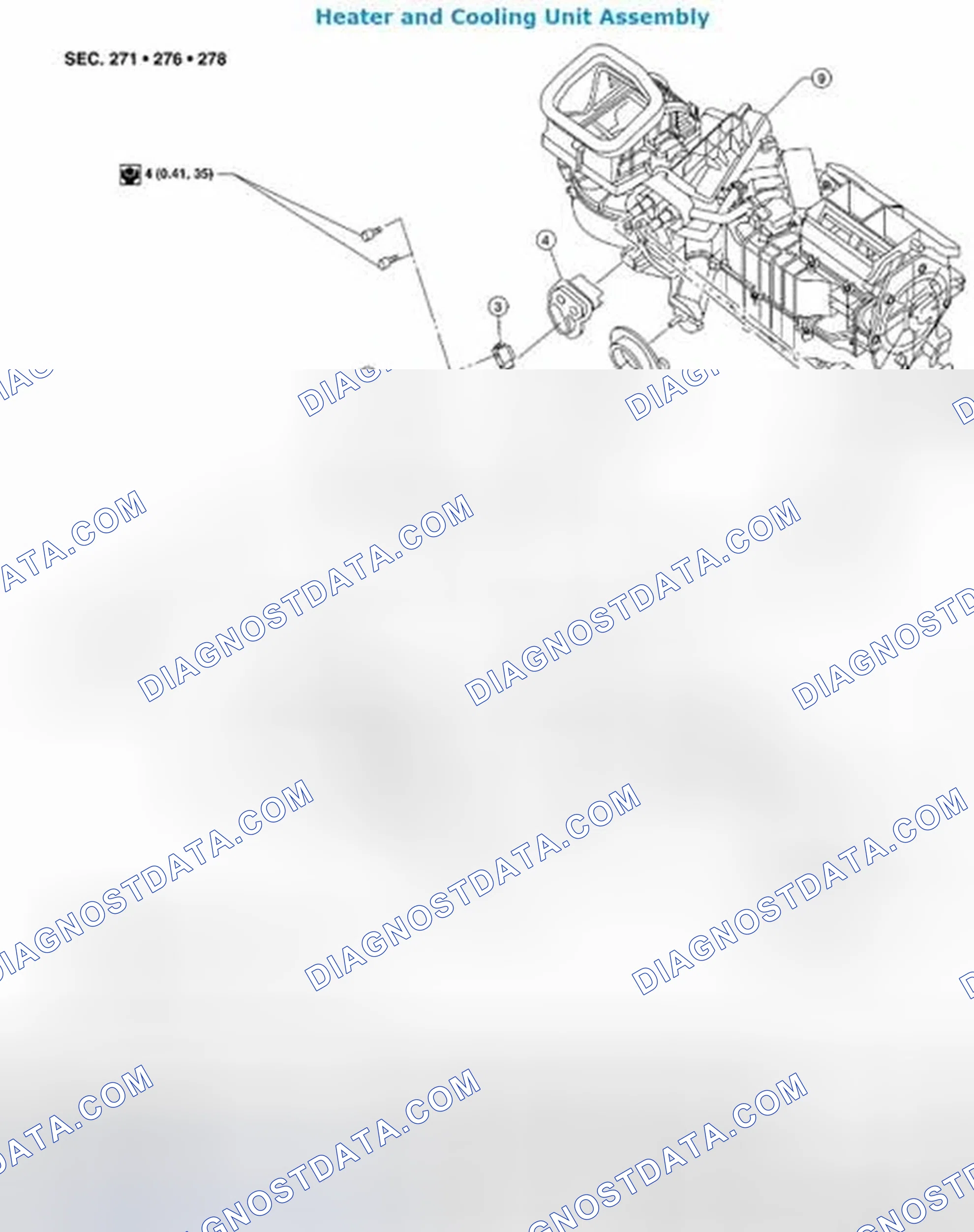Scheme 184: Heater & Cooling Unit Assembly: Component