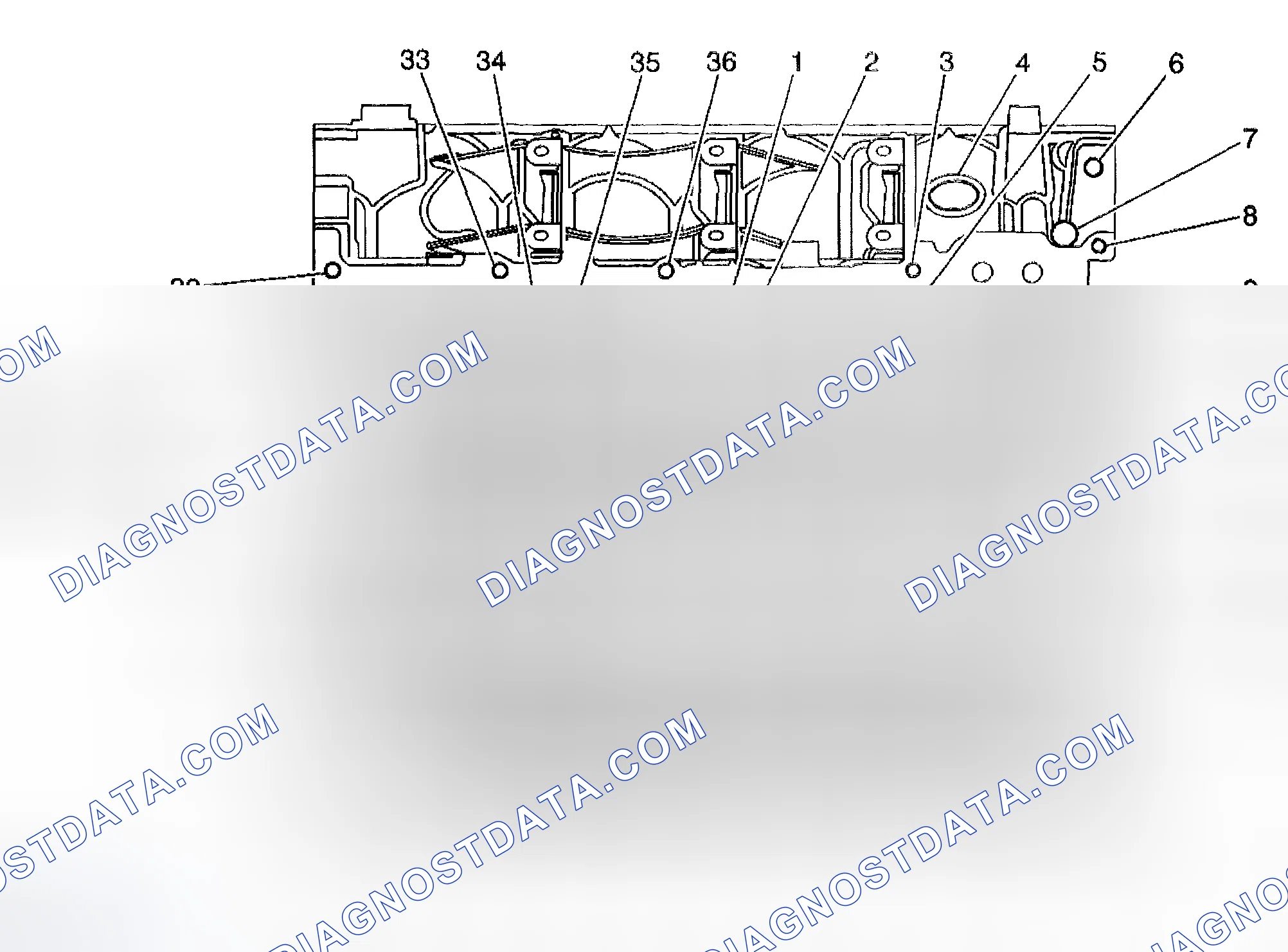 Scheme 53: Engine Block-Bottom View