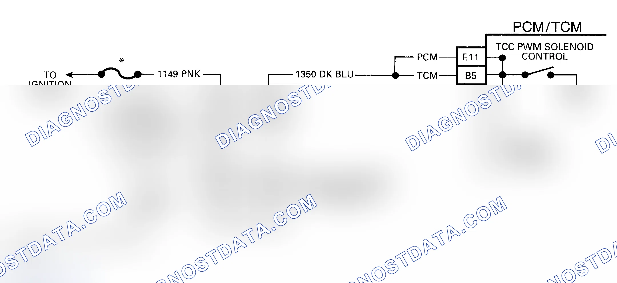 Scheme 88: Code 83 Schematic (5.7L) TCC Solenoid Circuit Fault