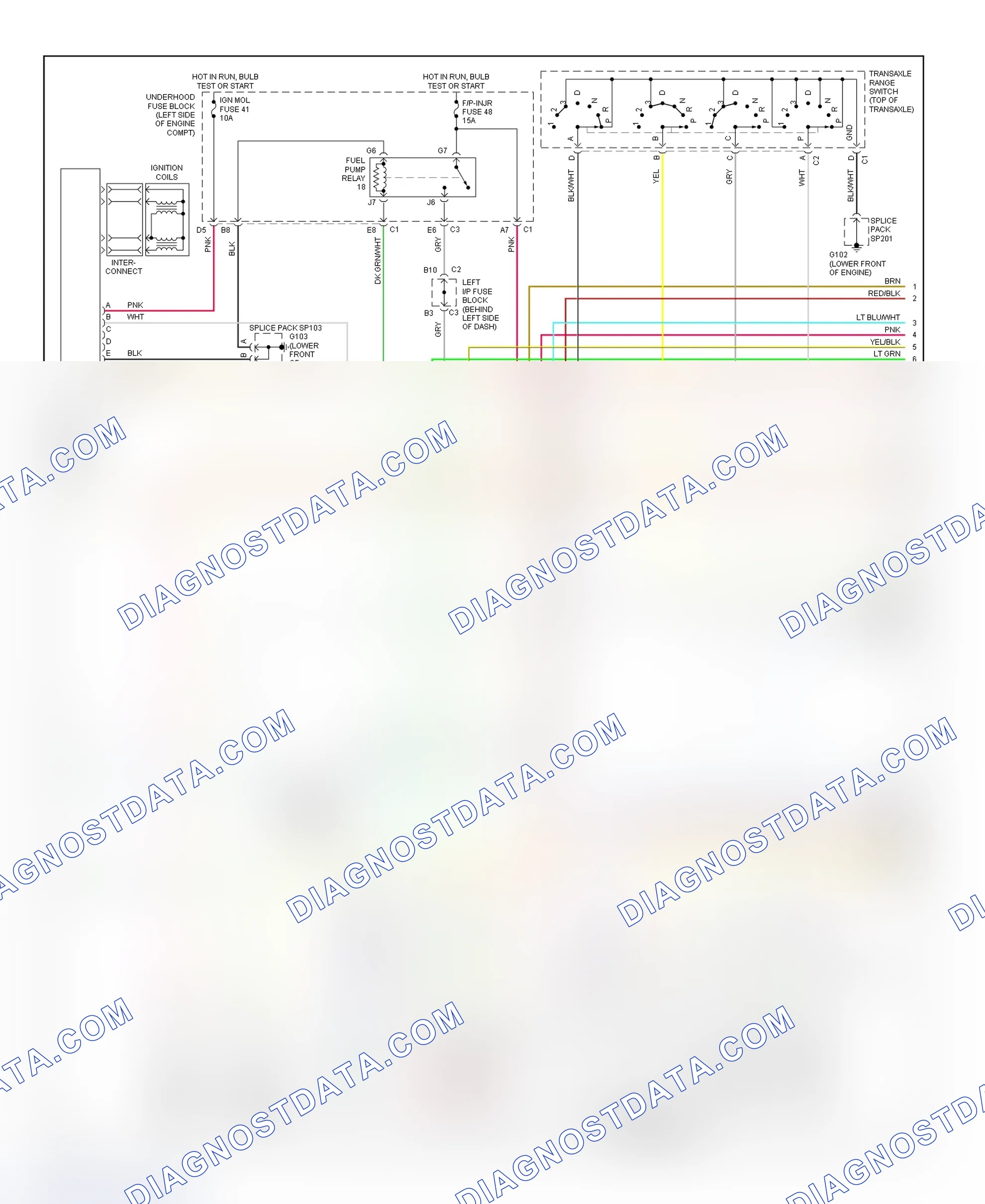 Scheme 2: PCM Wiring Diagram (Alero & Grand Am - 2.2L - 2 Of 3)