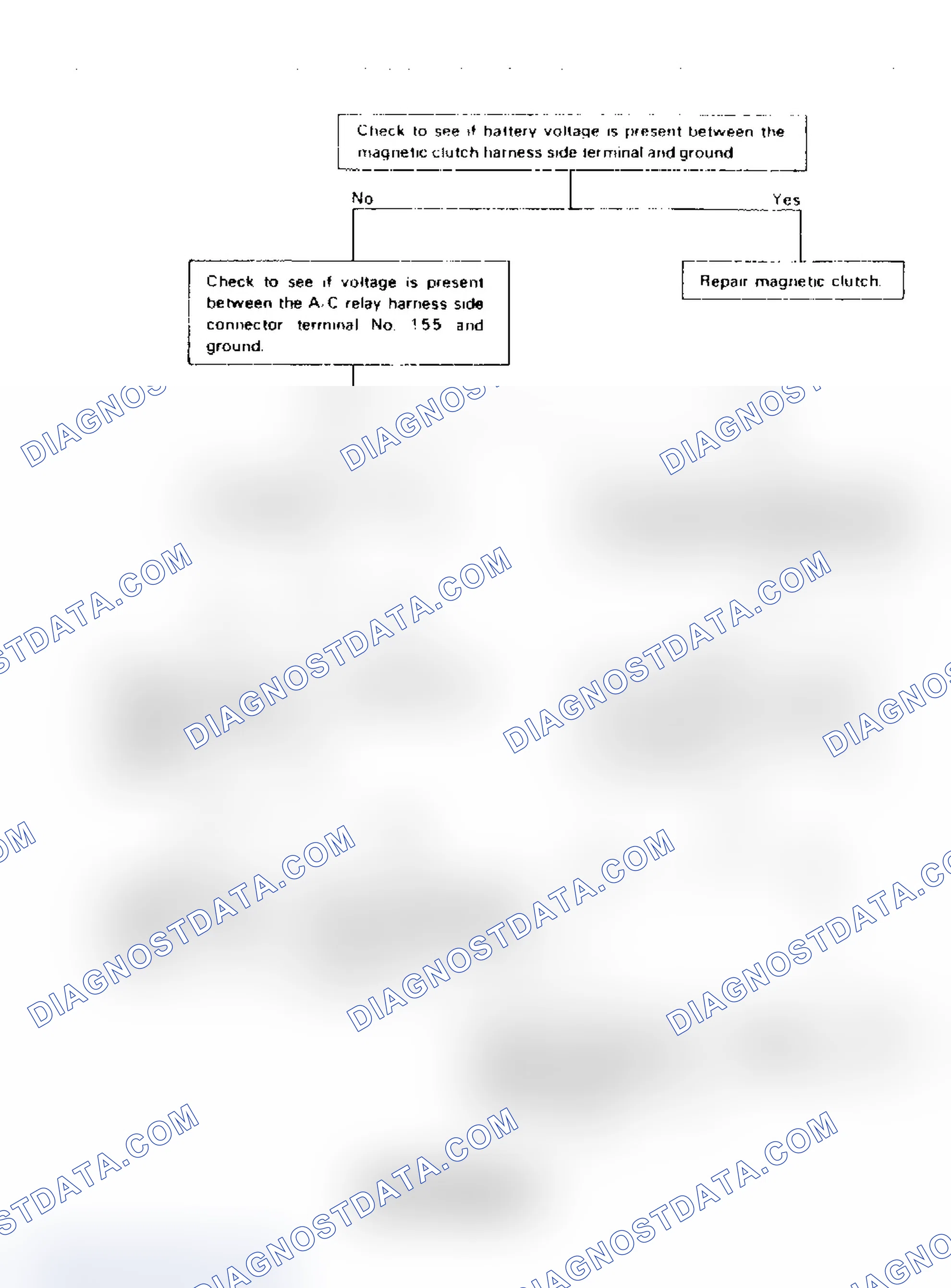 Scheme 6: Magnetic Clutch Inoperative - 4ZC1 Engine (Part 1 of 4)