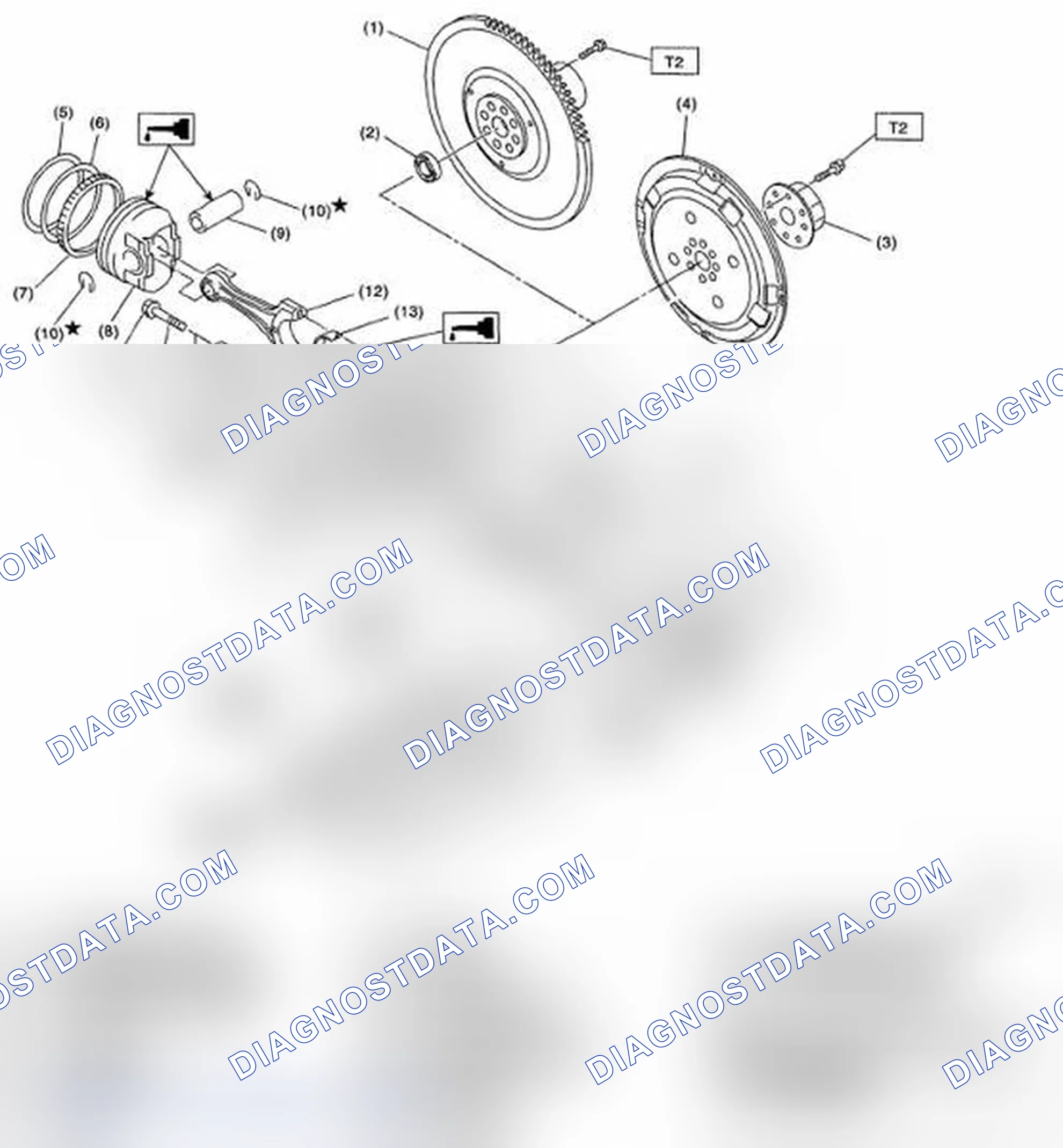 Scheme 299: CRANKSHAFT AND PISTON