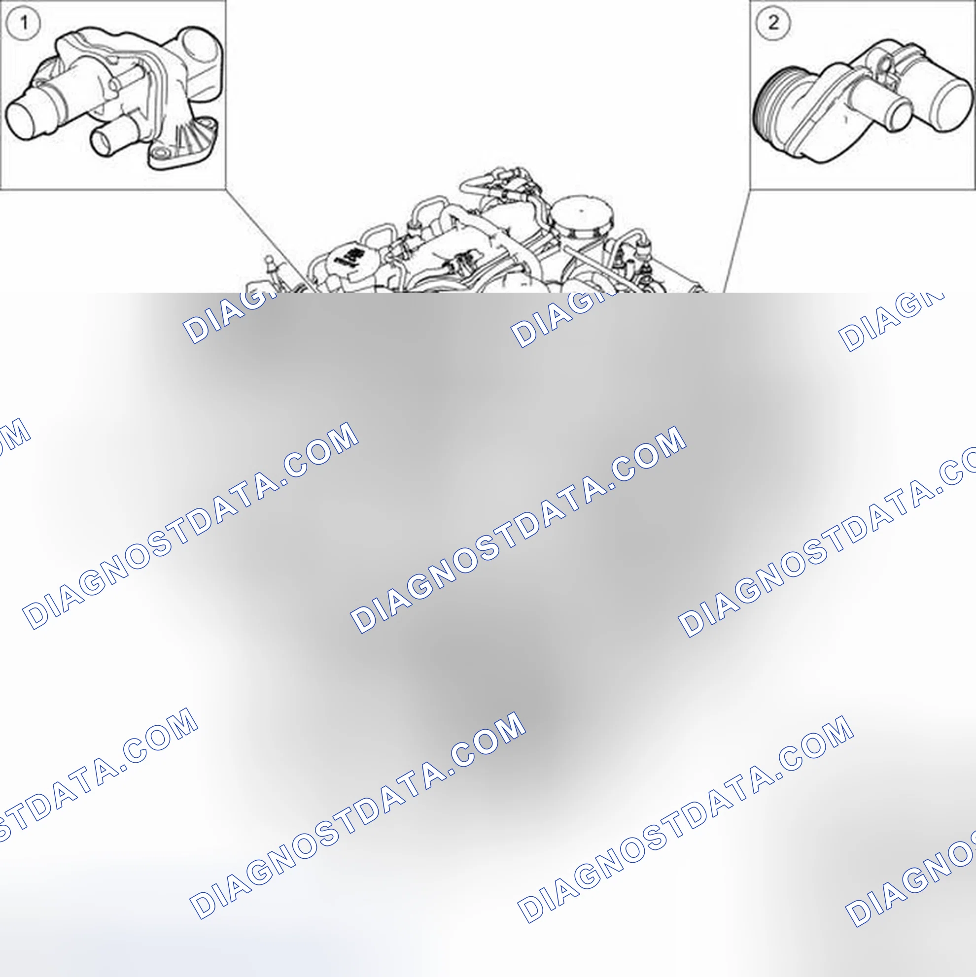 Scheme 90: Engine Cooling System Components