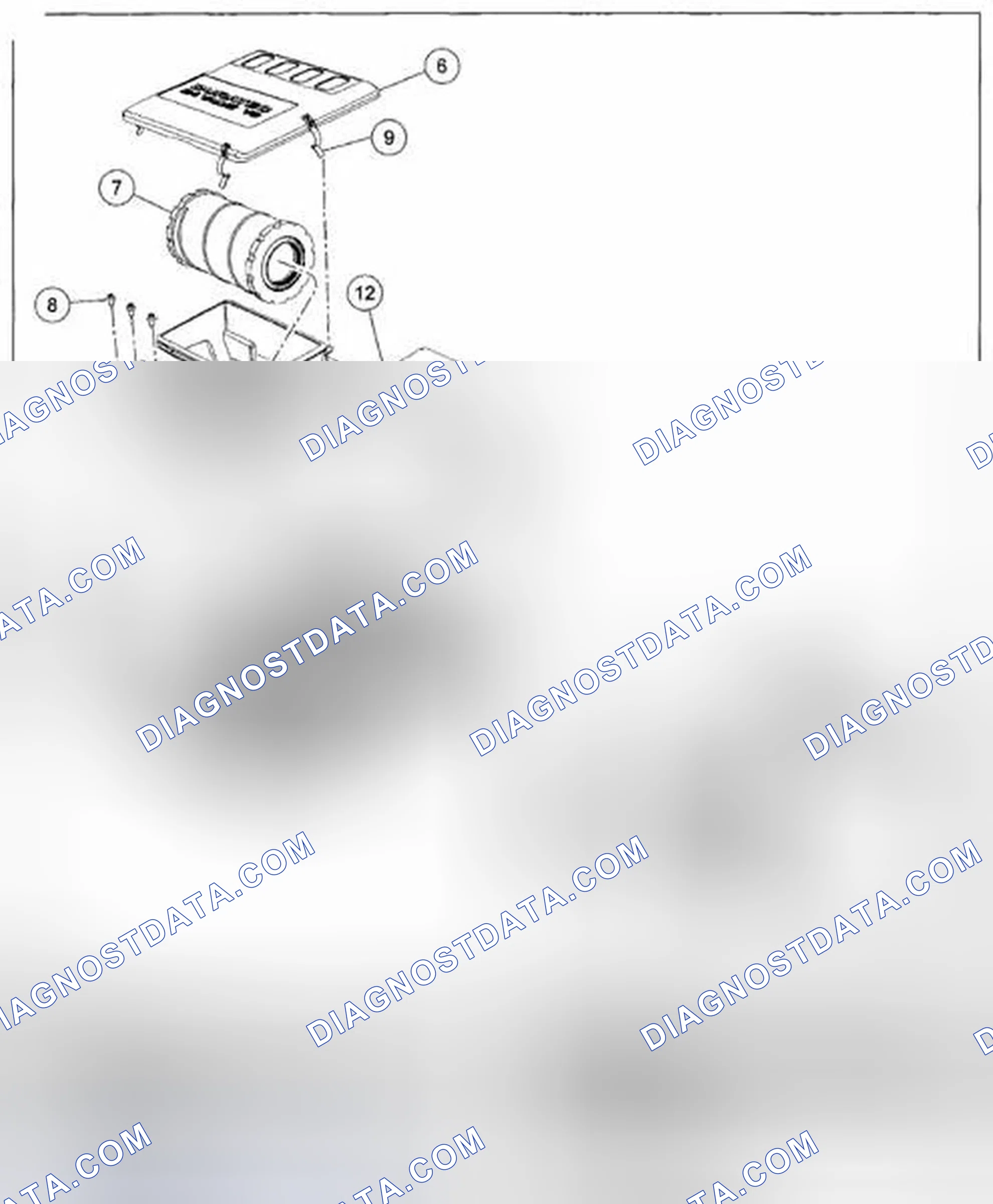 Scheme 11: INTAKE AIR SYSTEM COMPONENTS EXPLODED VIEW - 3.0L