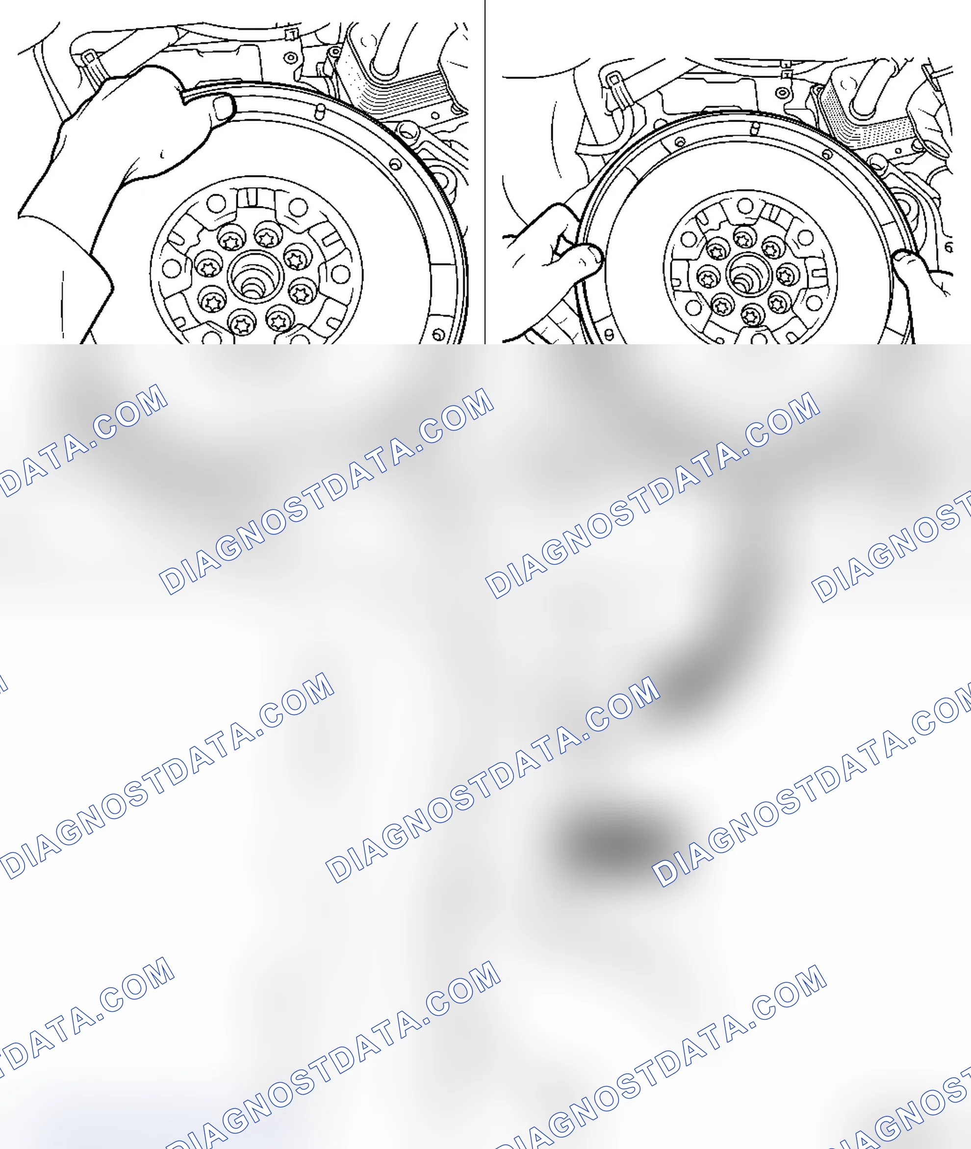 Damage Diagnosis, Dual Mass Flywheel