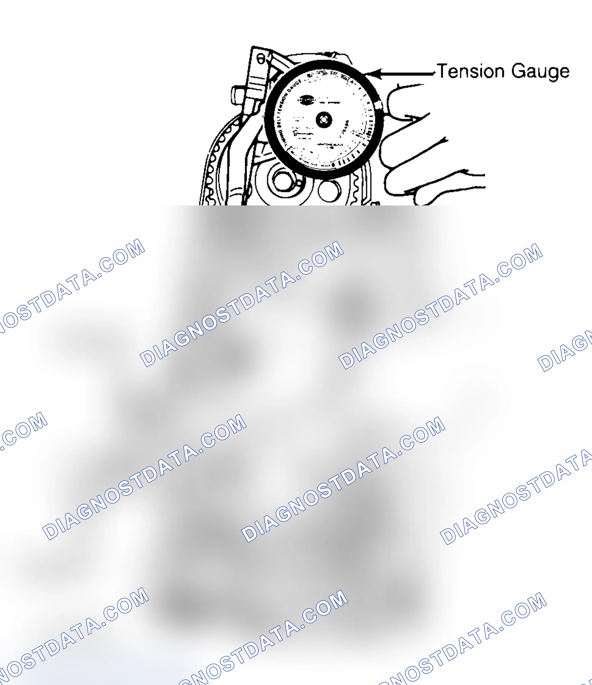 Scheme 28: Adjusting Typical Timing Belt Tension