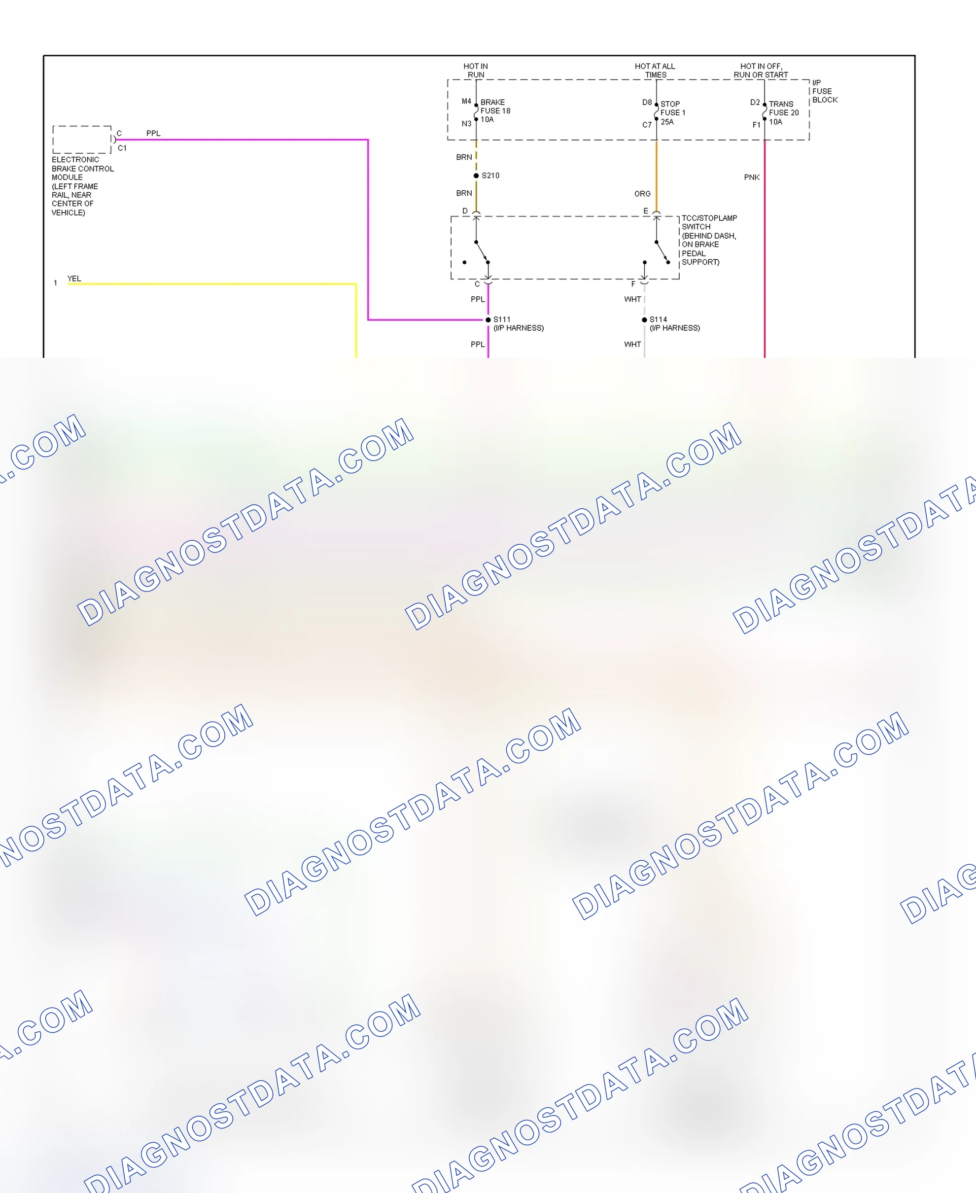 Scheme 57: PCM Wiring Diagram (Express & Savana - 6.5L - 2 Of 4)