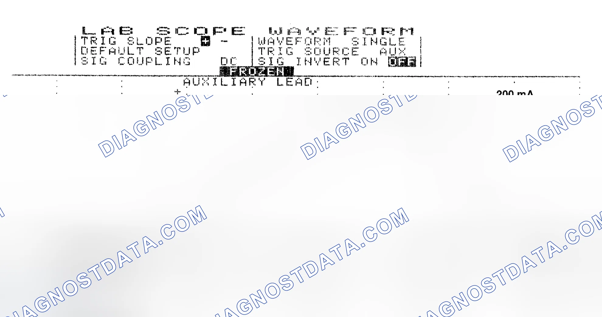Scheme 13: Single Injector w/Normal Current Flow - Current Pattern