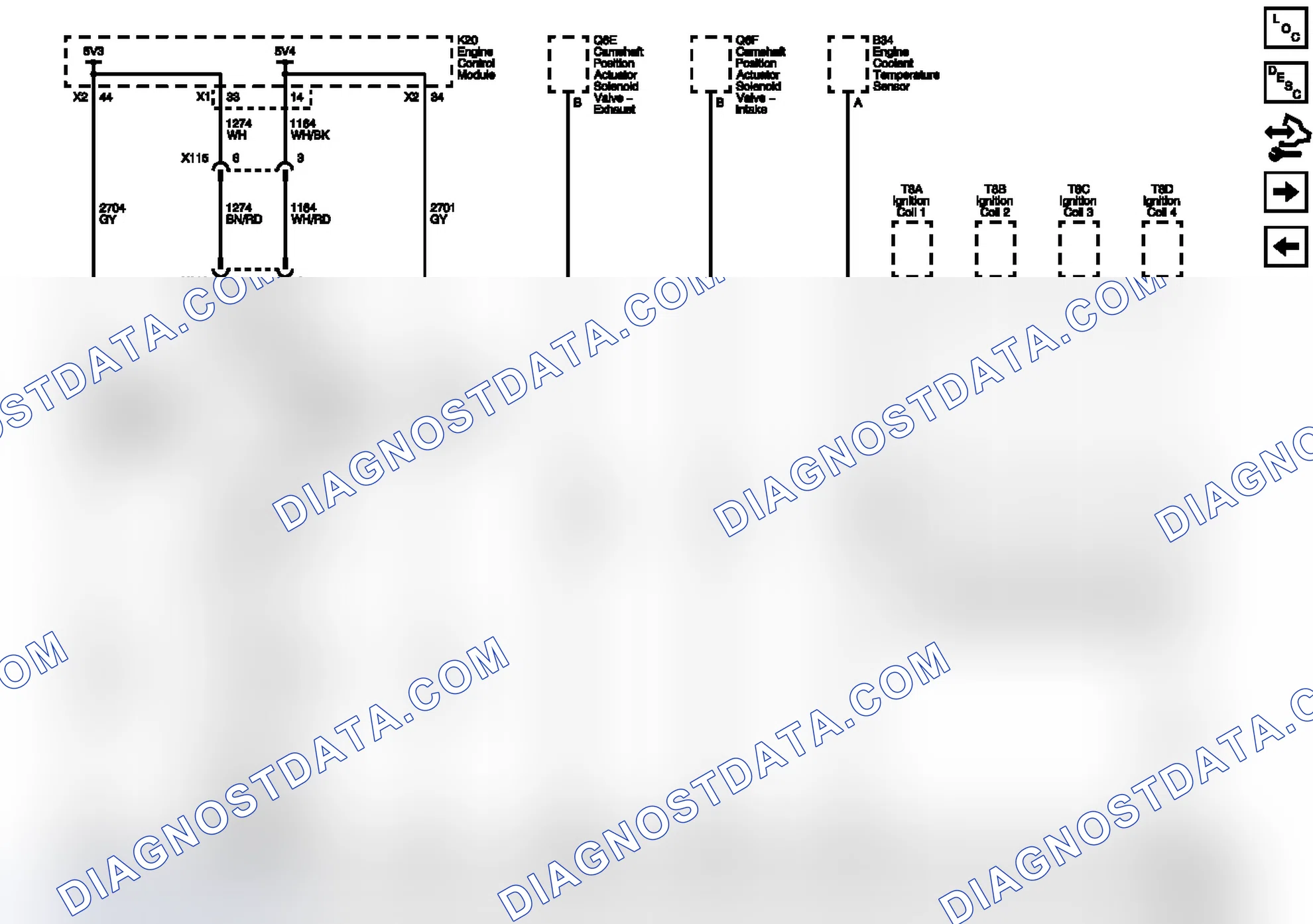 Scheme 42: 5V3, 5V4, and Low Reference Bus Wiring Schematics (2 of 2)