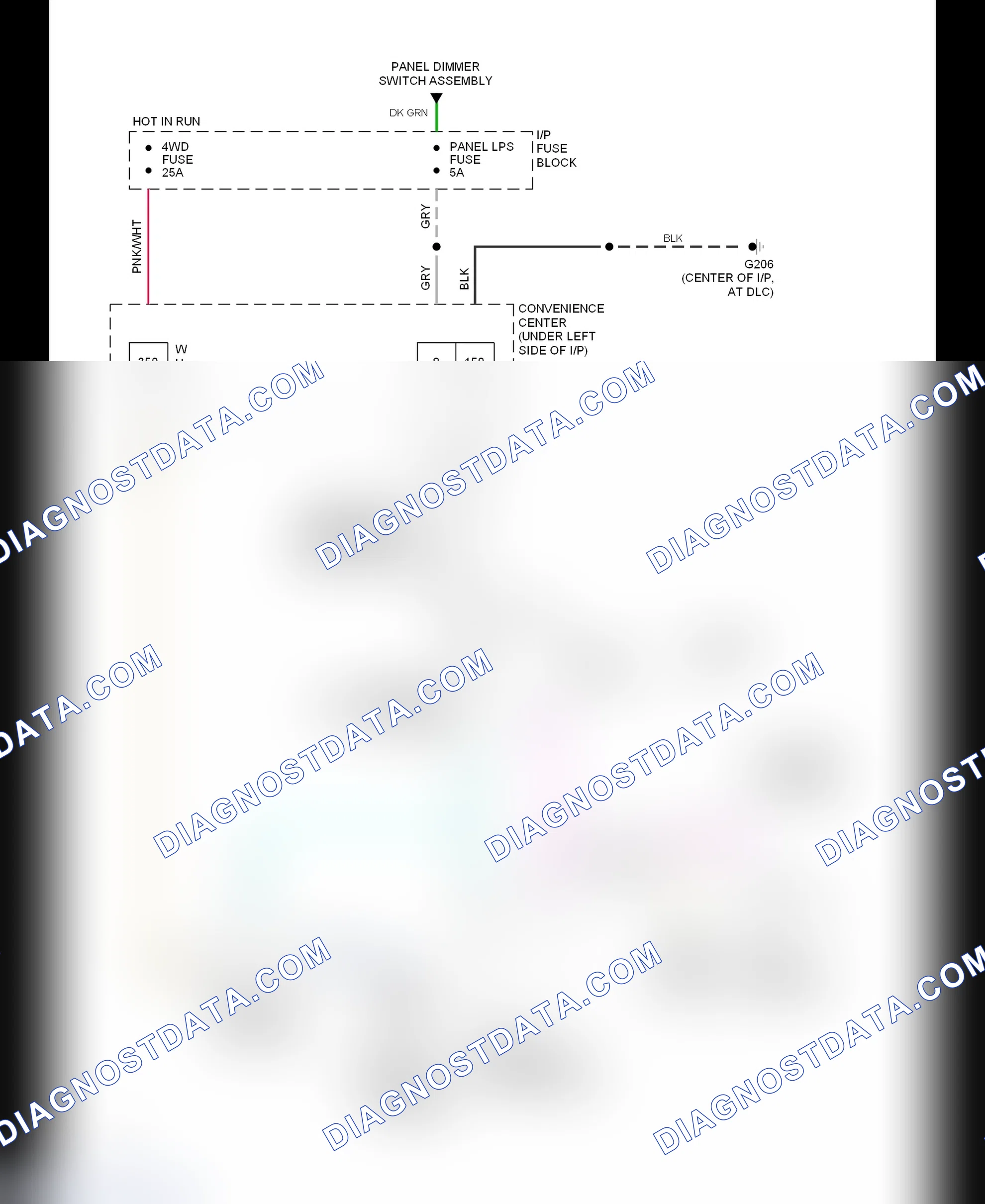 Scheme 8: Transfer Case Circuit (1993 H/D 4-Speed A/T)