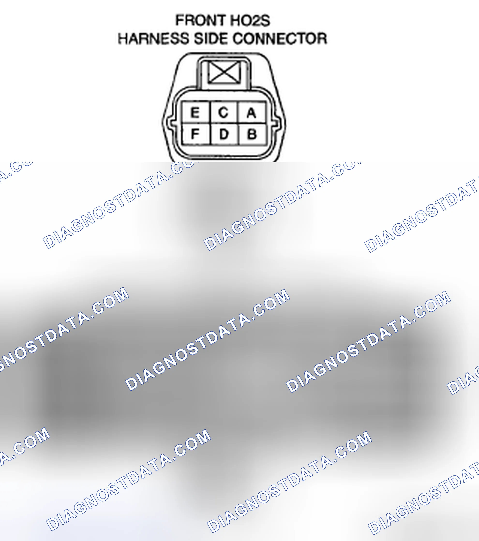 Scheme 51: Front HO2S Circuit Open/Short Inspection (Sensor)