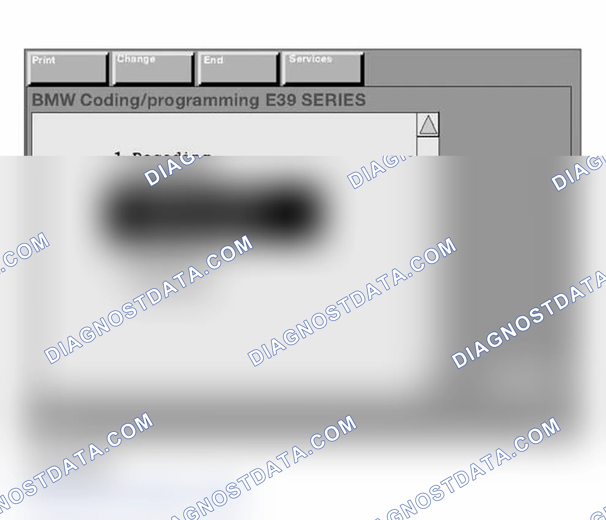 Scheme 91: Display of ZCS for Printout