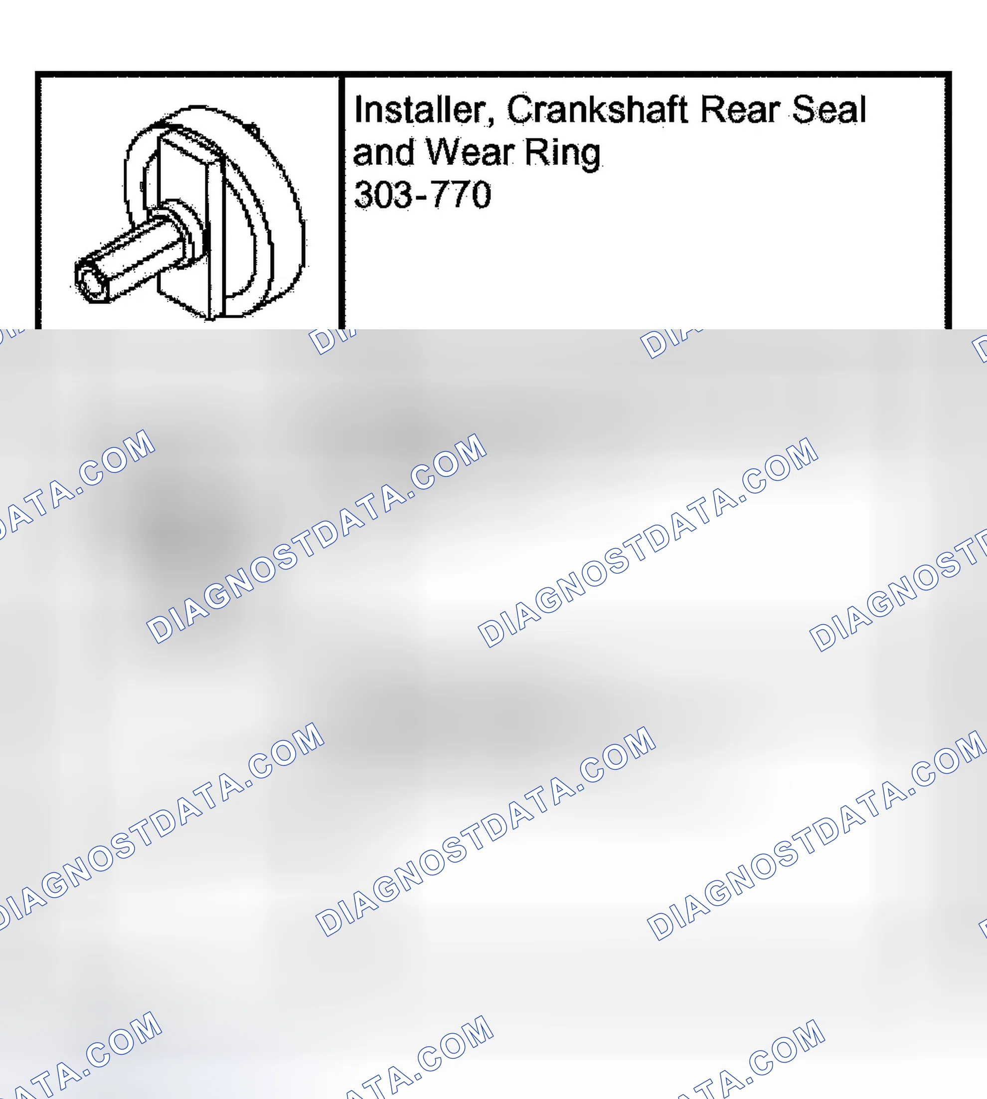 Scheme 1679: Crankshaft Rear Seal