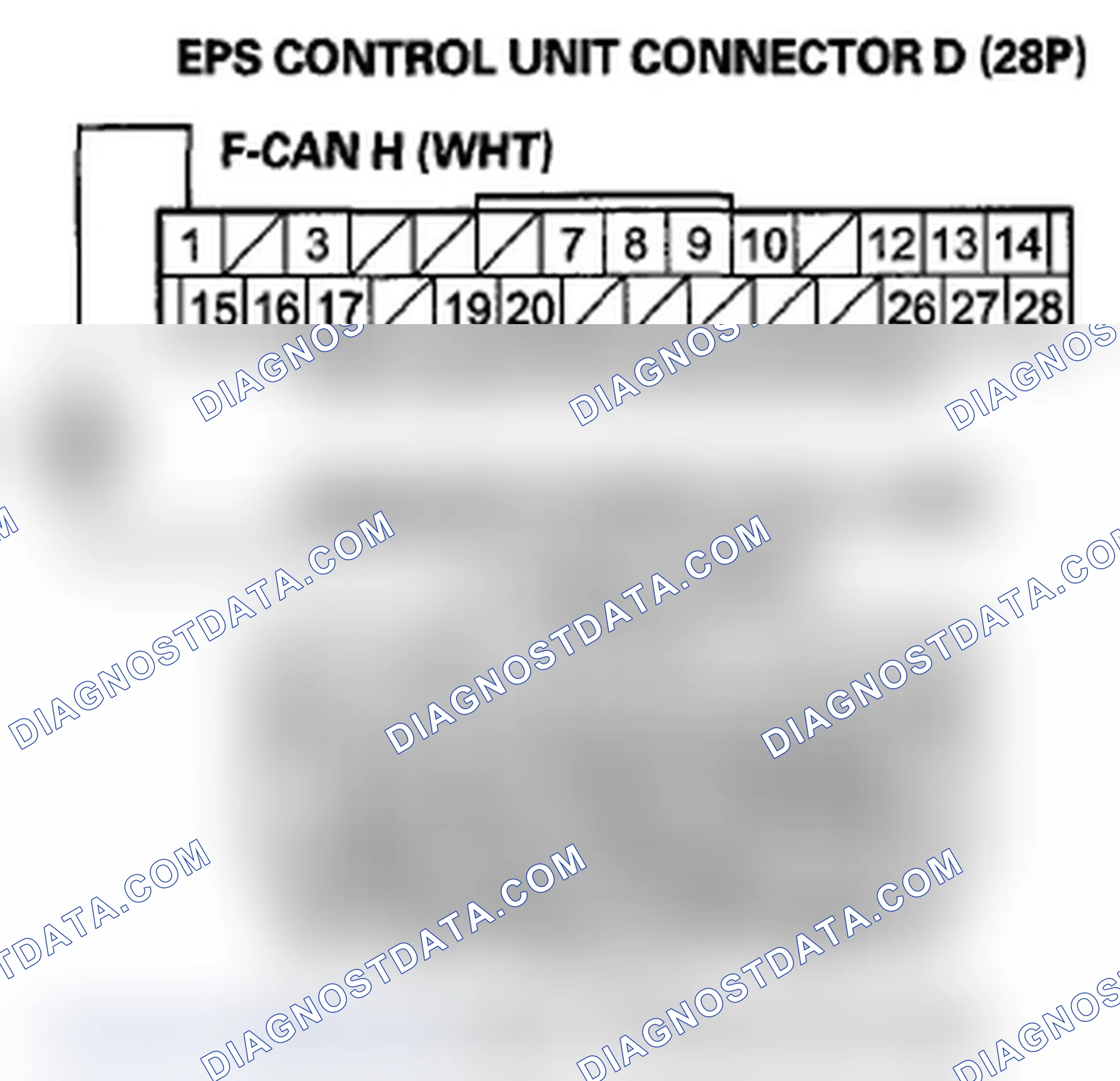 Scheme 459: DTC U0131: F-CAN Malfunction (ECM/PCM-EPS Control Unit)