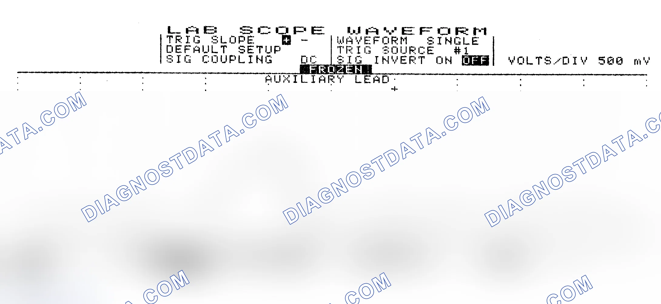 Scheme 10: Single Injector w/Excessive Current Flow - Current Pattern