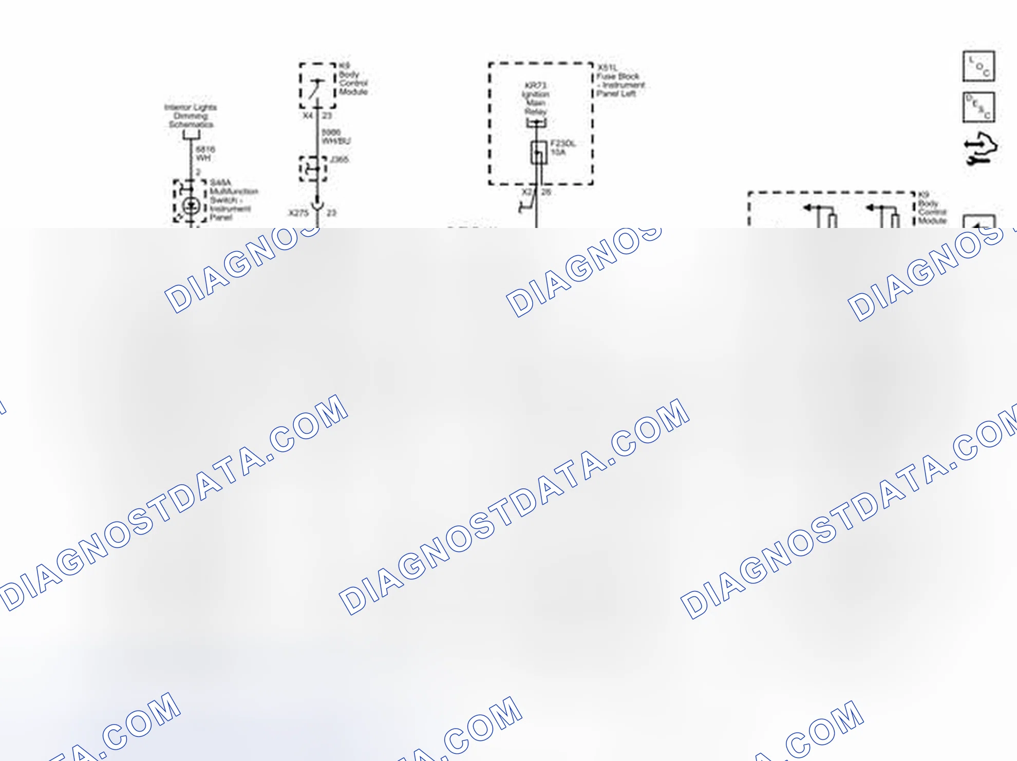 Scheme 7: Lane Departure Warning (UFL/UEU) Wiring Schematics