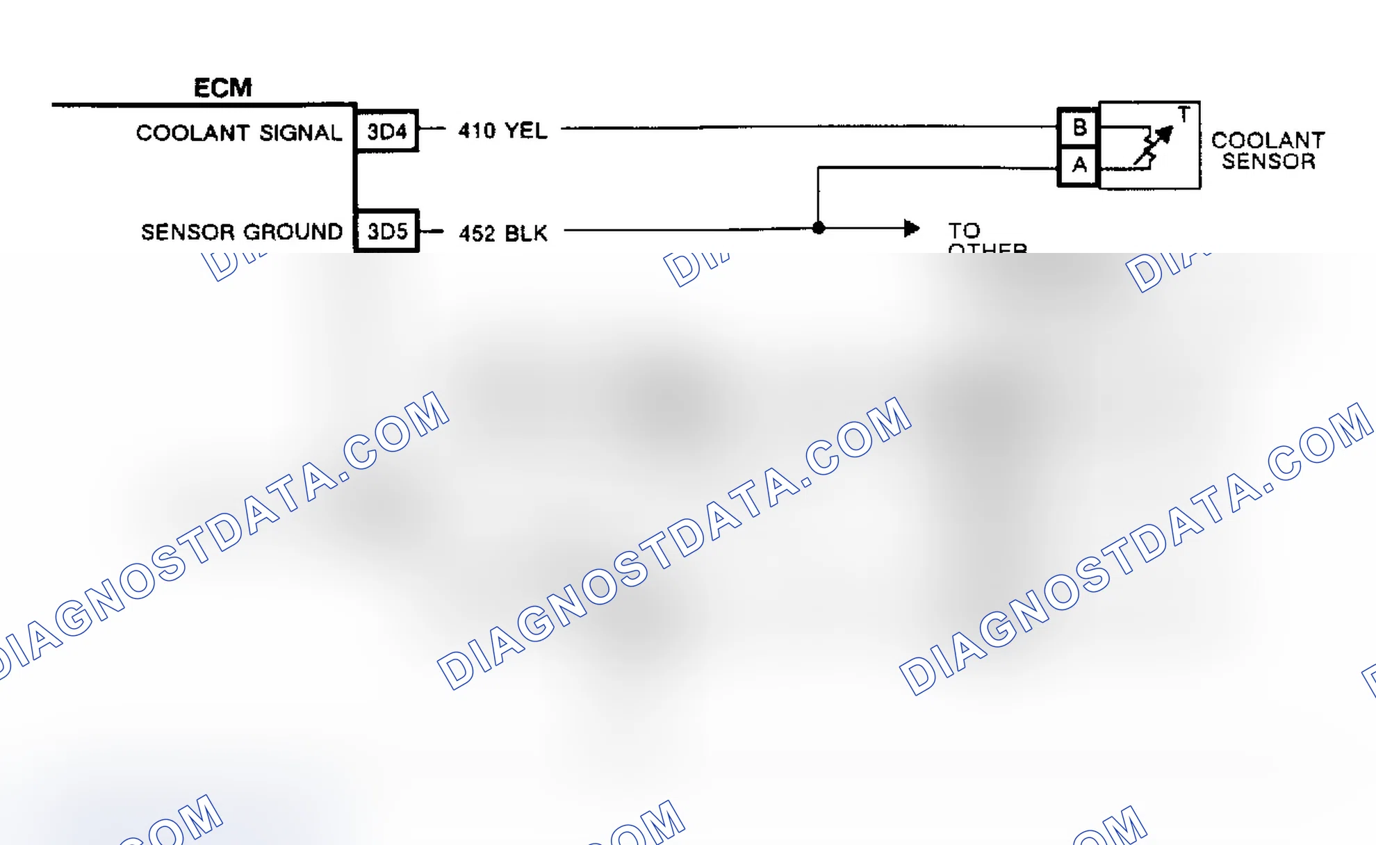 Scheme 290: Flashing or Full Hot Coolant Gauge & Fast Chime Circuit Diagram