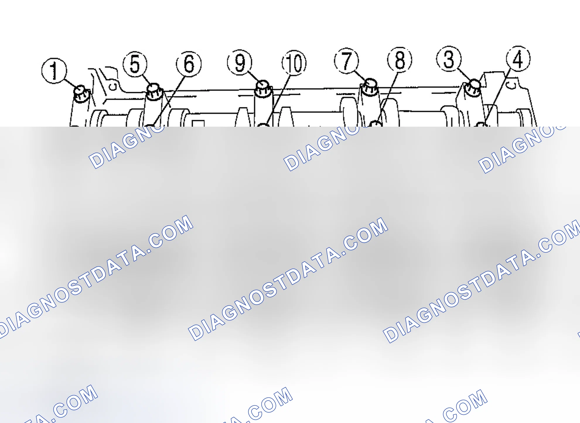 Scheme 132: CAMSHAFT CAP DISASSEMBLY NOTE