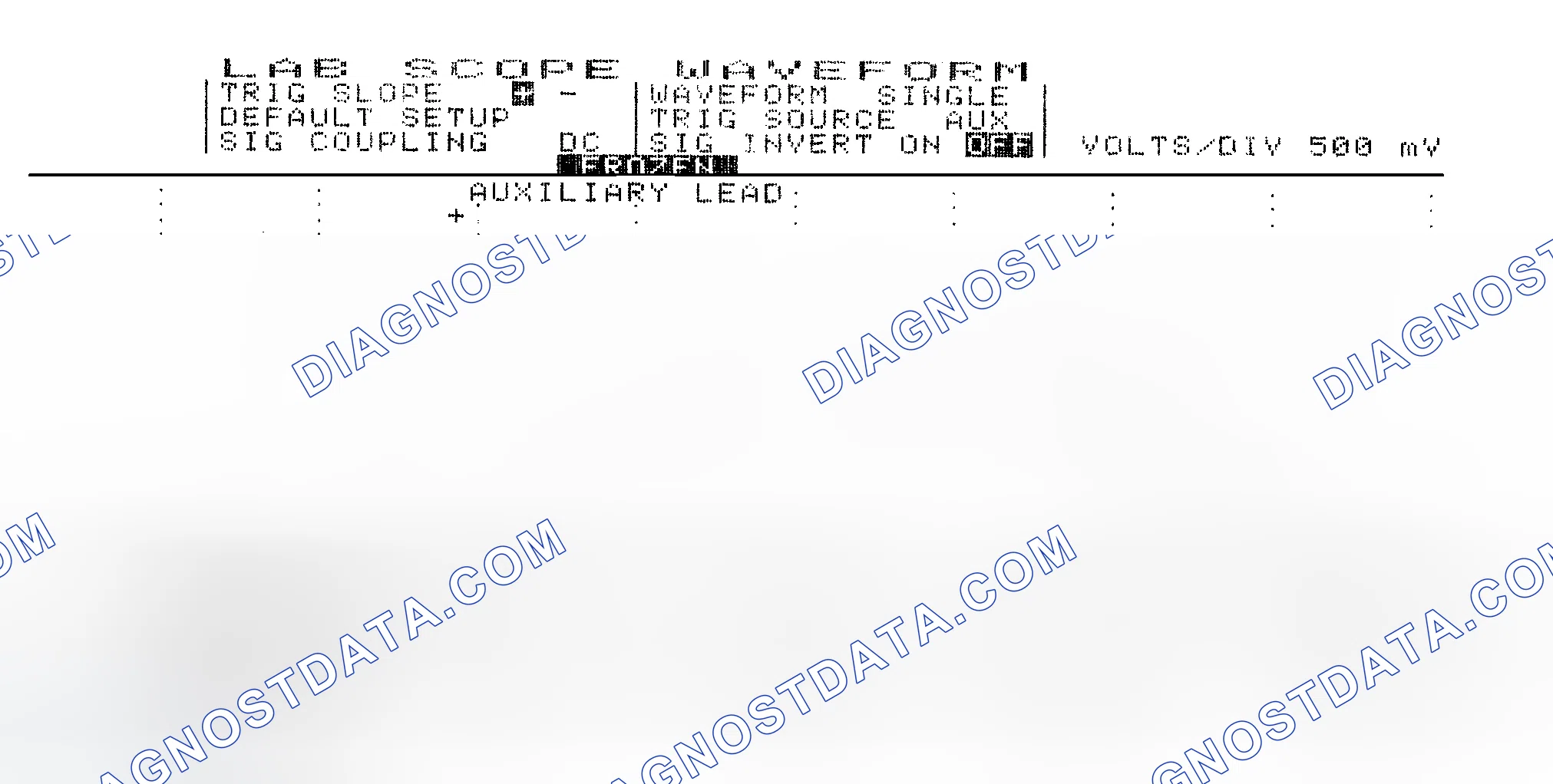 Scheme 14: Single Injector w/Excessive Current Flow - Current Pattern