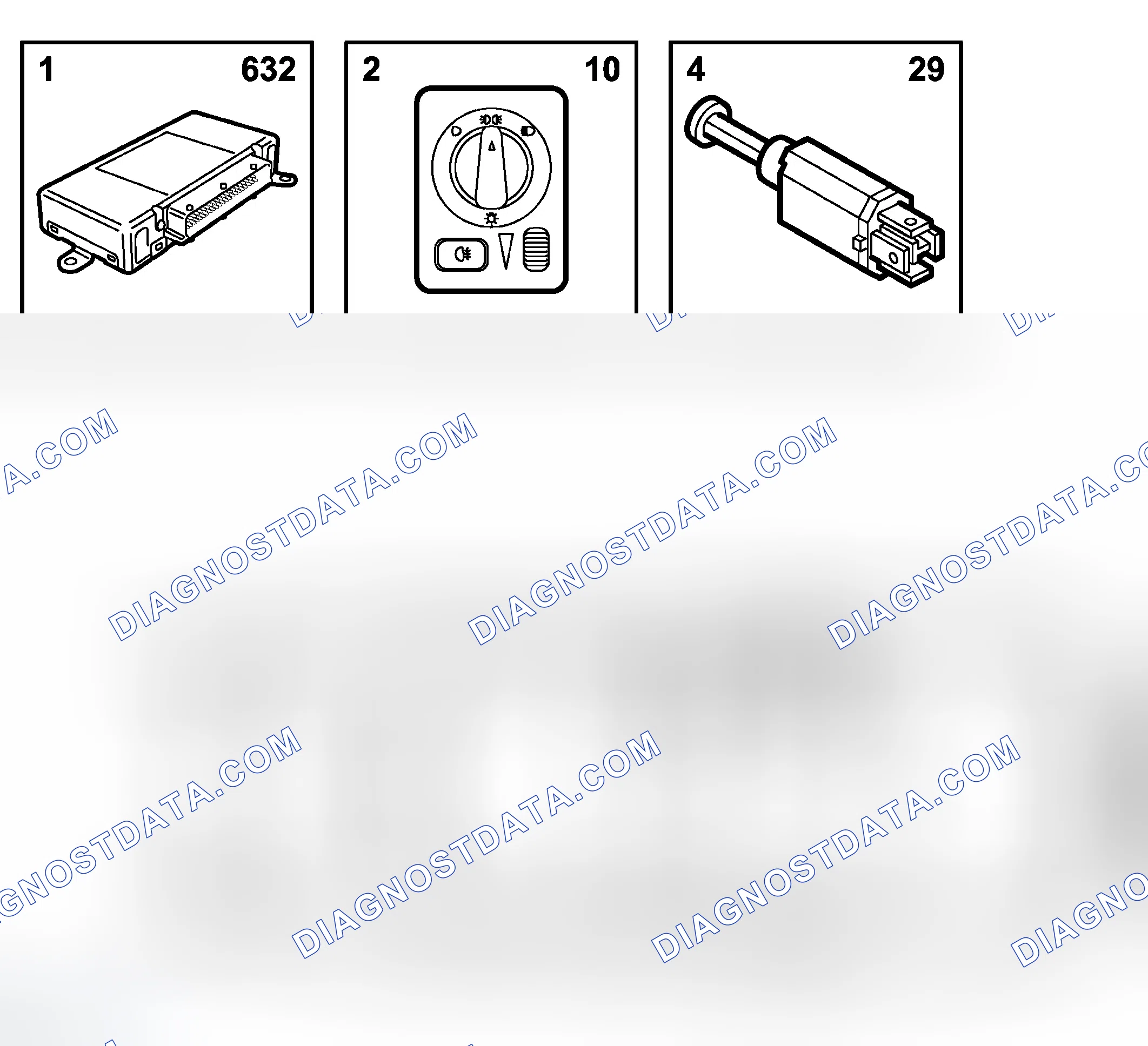 Scheme 65: Main Components, Lamp Check (4D)