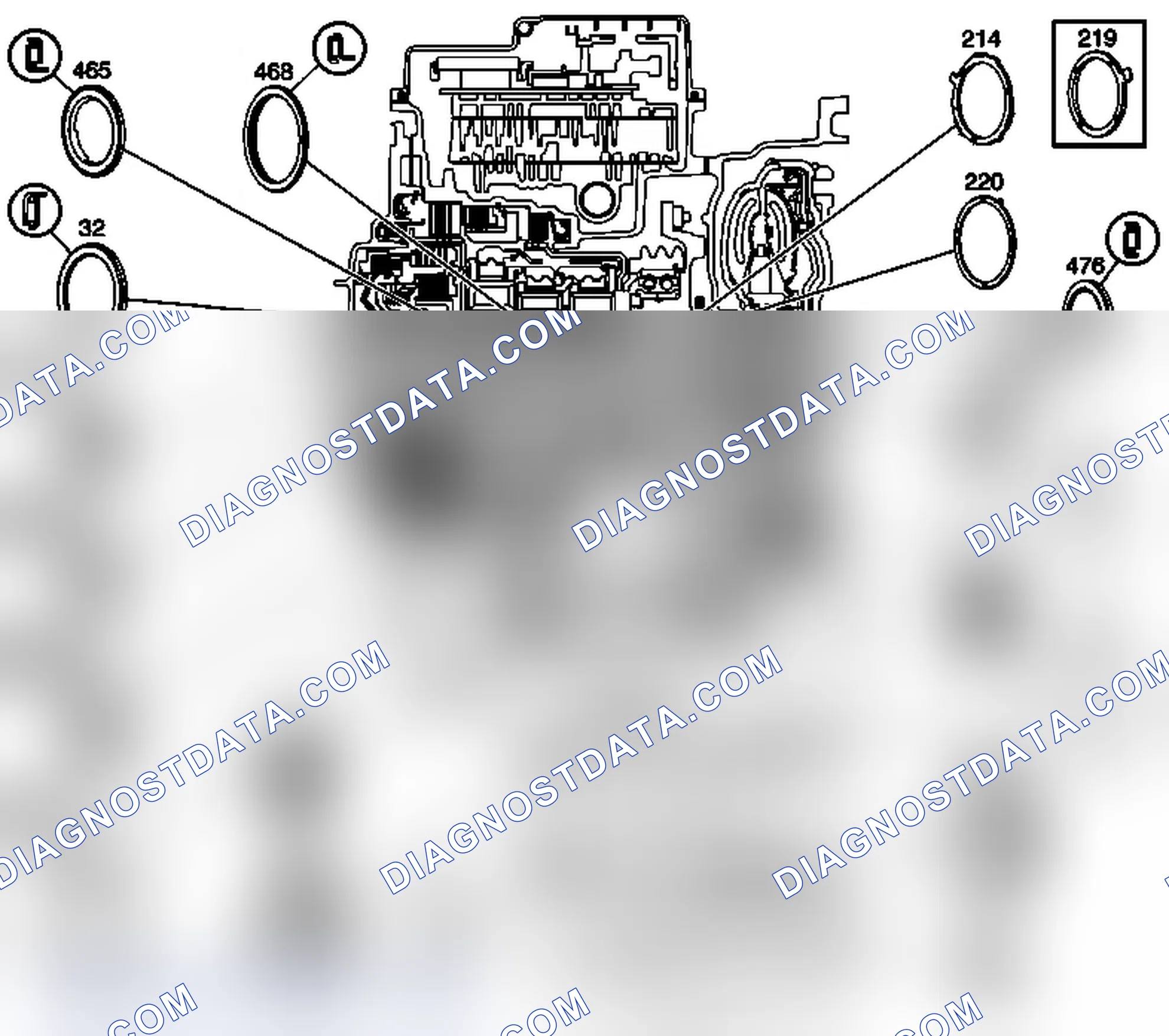 Scheme 459: Bushing, Bearing, and Washer Locations