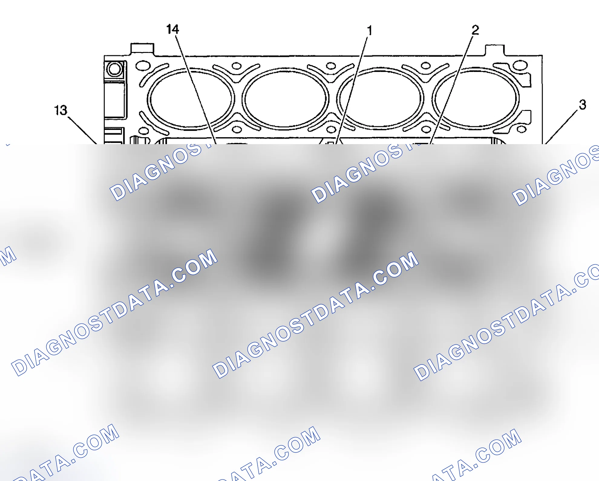 Scheme 746: Engine Block-Top View