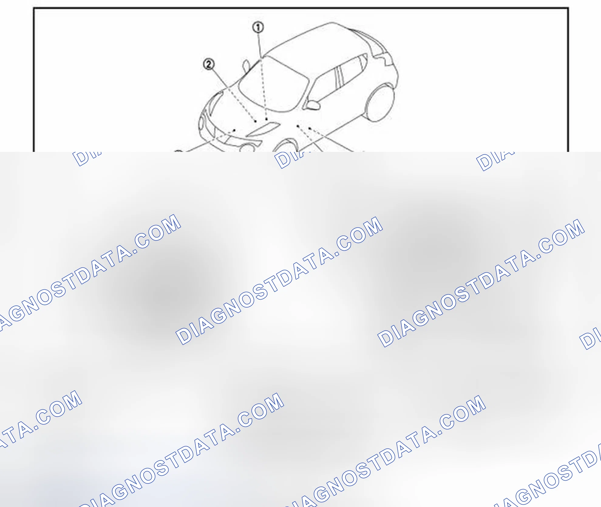 Scheme 6: STARTING SYSTEM (WITH INTELLIGENT KEY): Component Parts Location