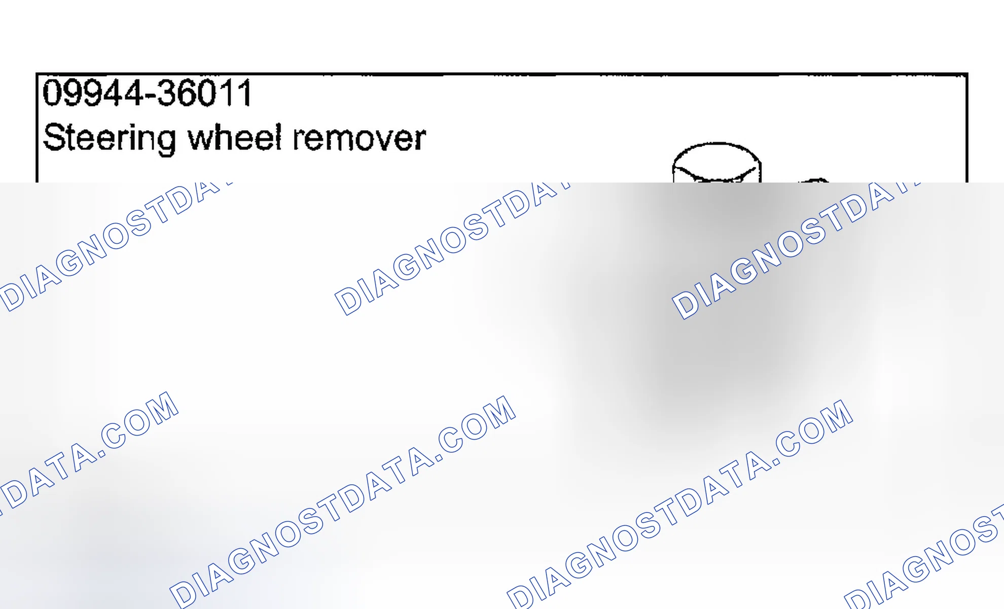 Scheme 36: SPECIAL TOOL